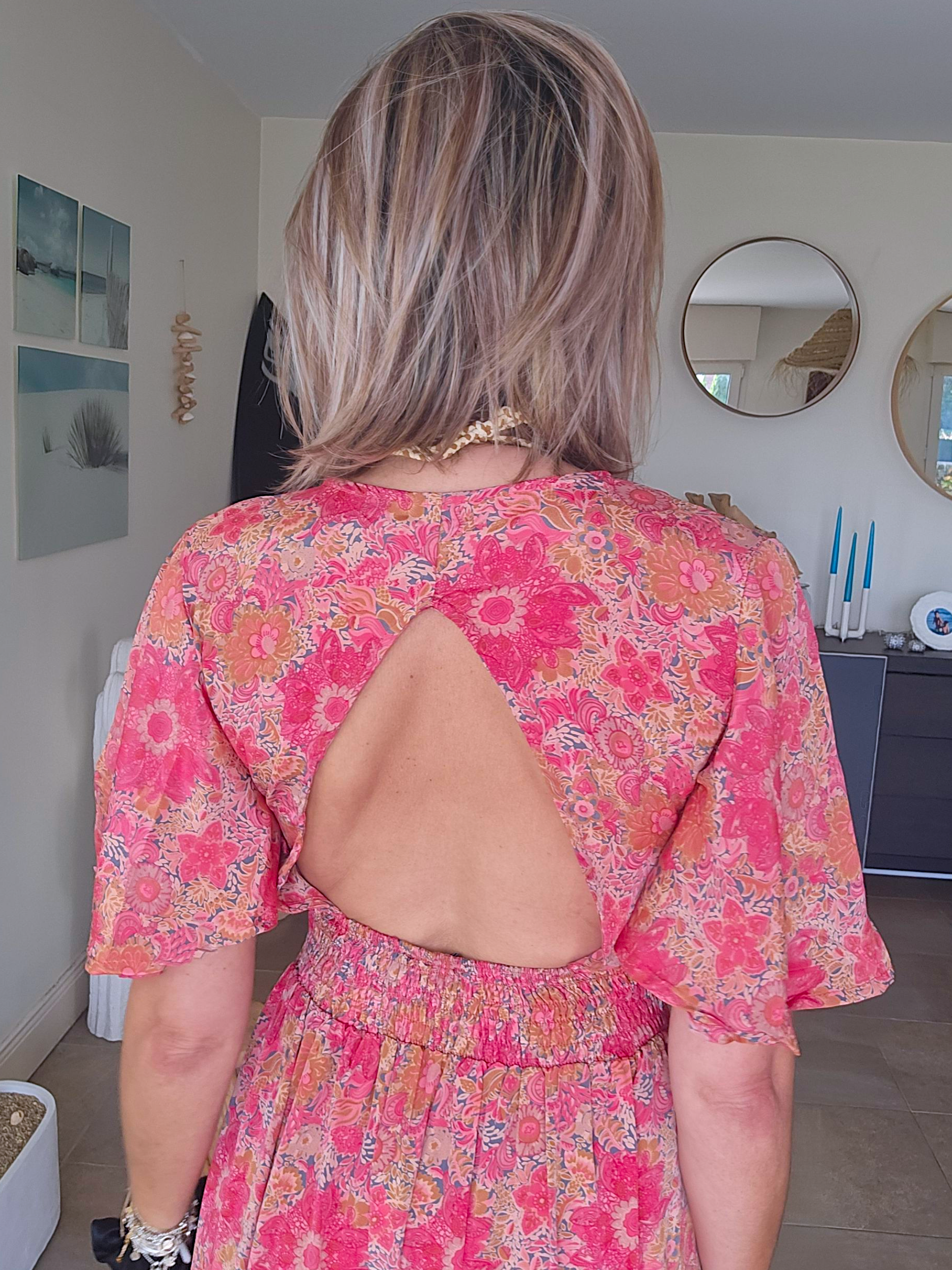 Robe dos ouvert