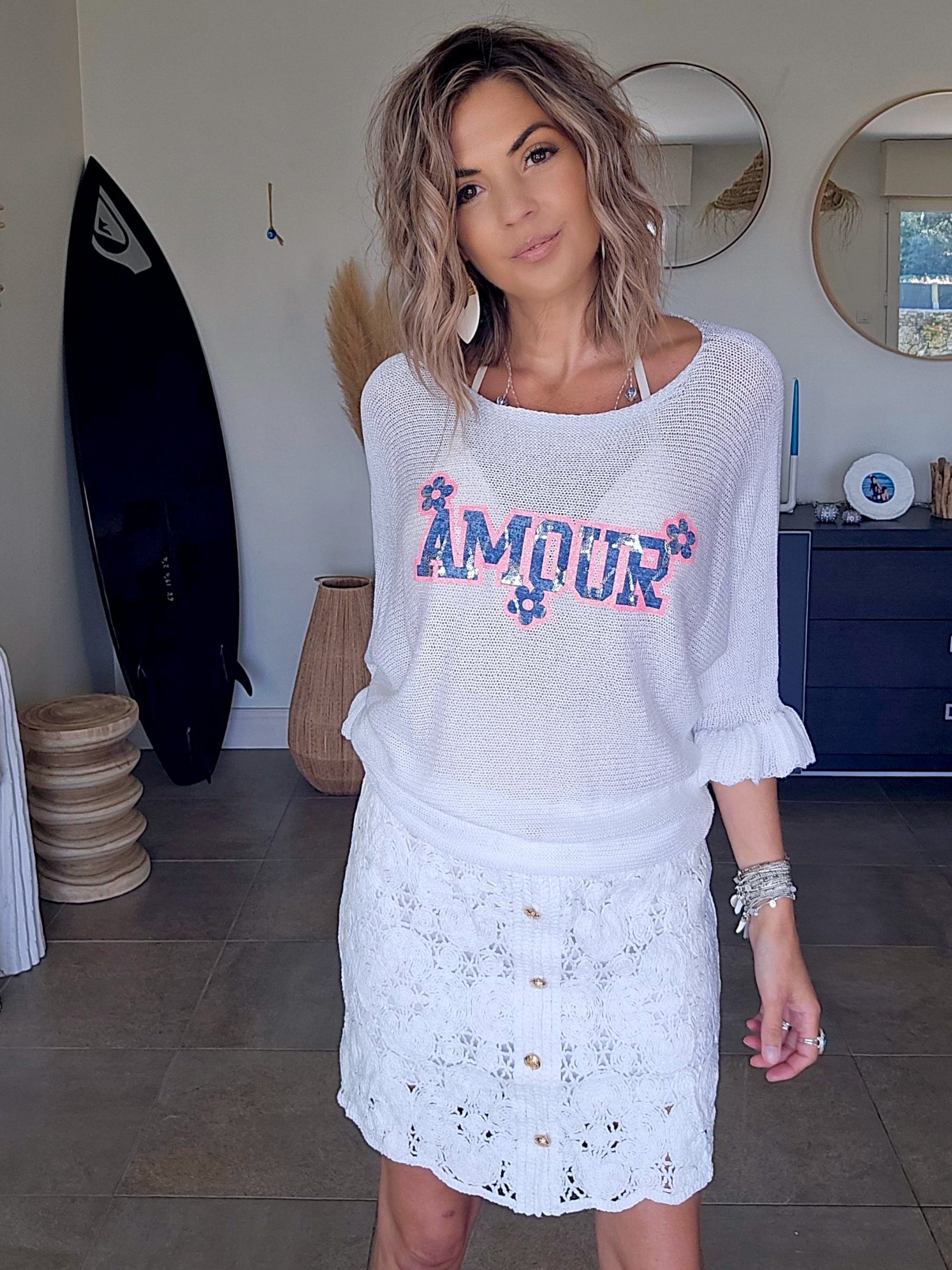 Jupe en crochet