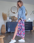 Veste tags en denim