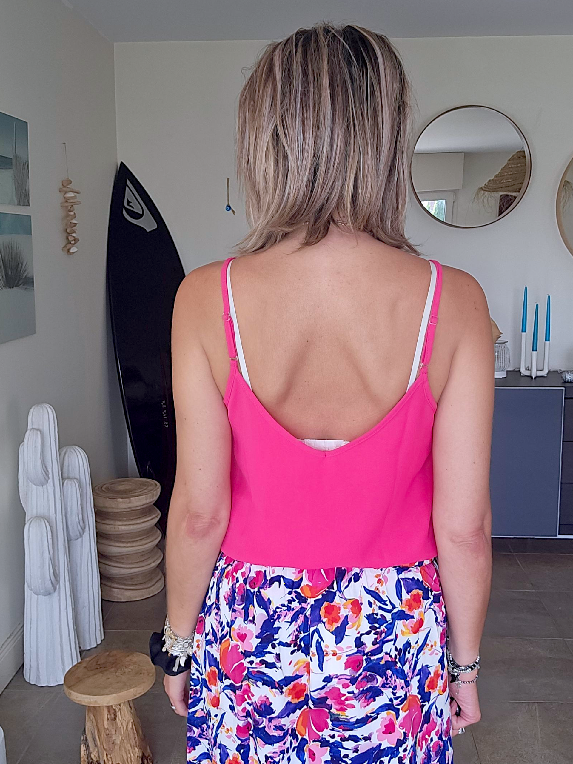 Débardeur Léa fuchsia