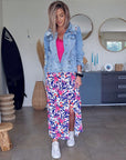 Veste tags en denim