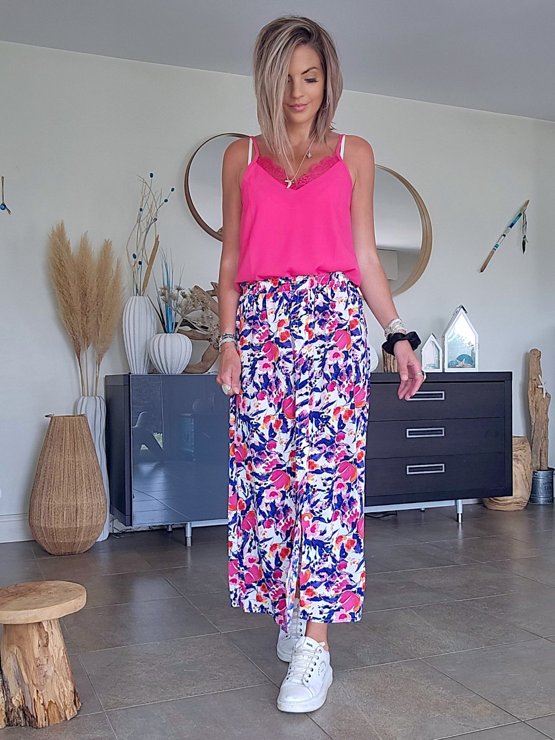 Débardeur Léa fuchsia