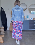 Veste tags en denim