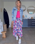 Veste tags en denim