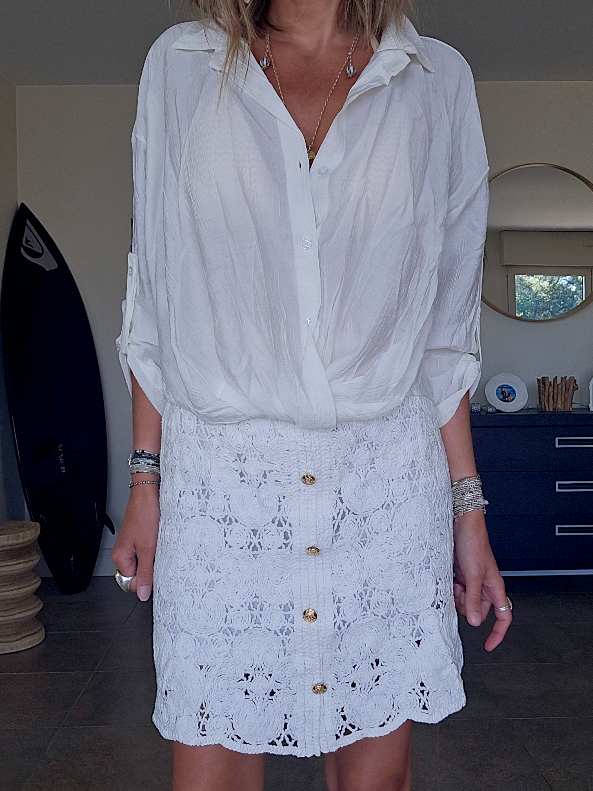 Blouse asymétrique