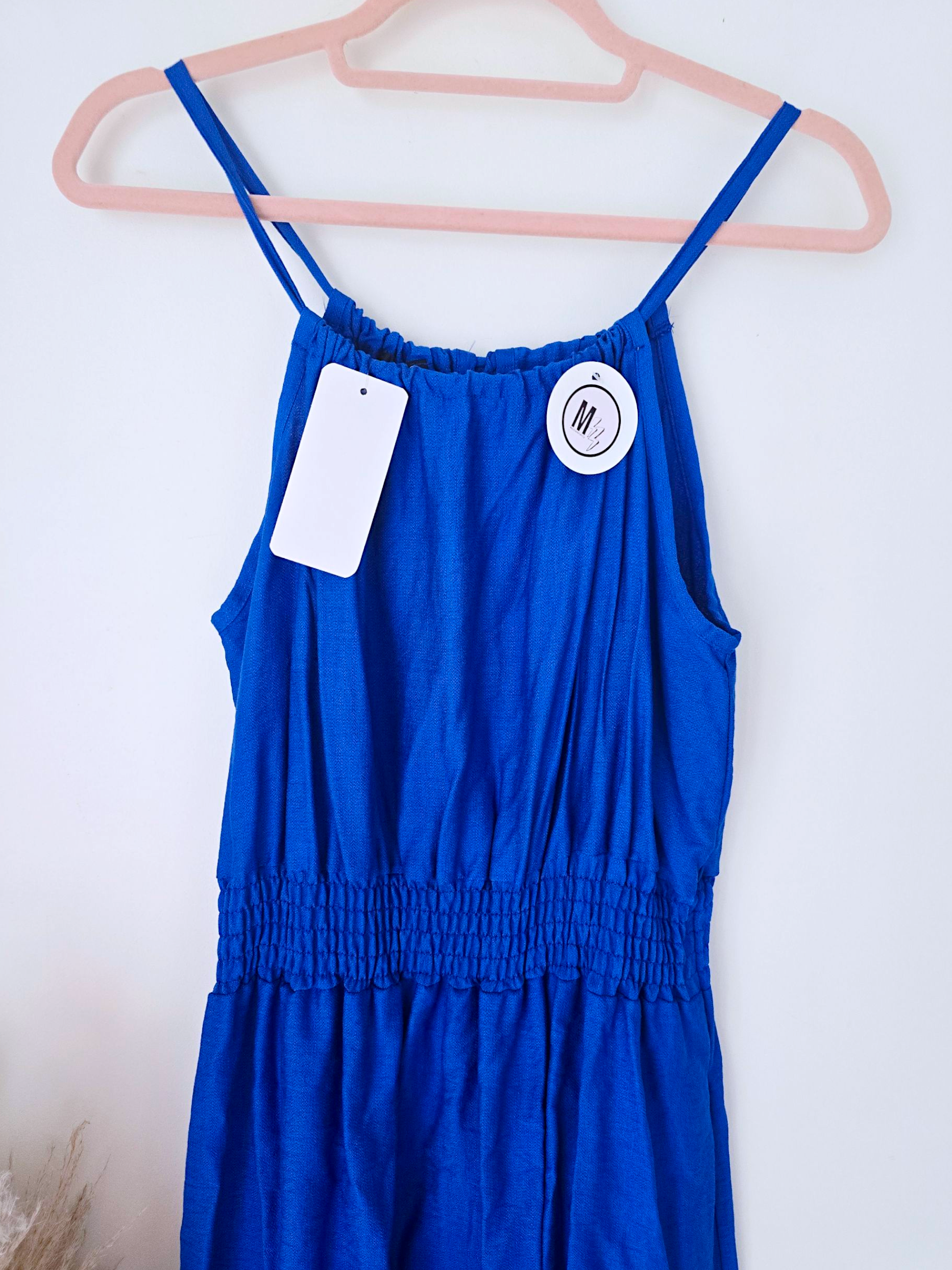 Robe portefeuille bleu roi