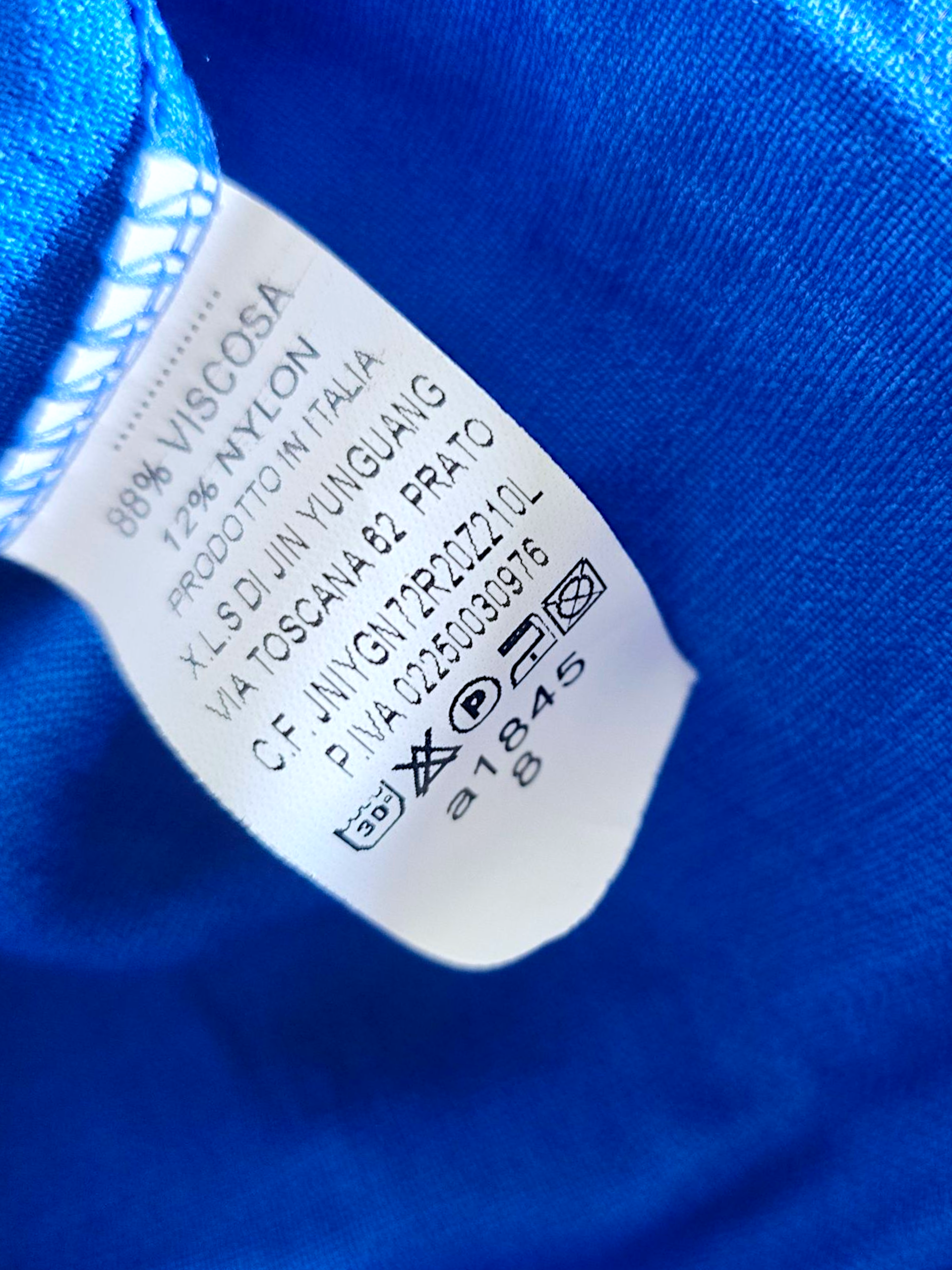 Robe portefeuille bleu roi