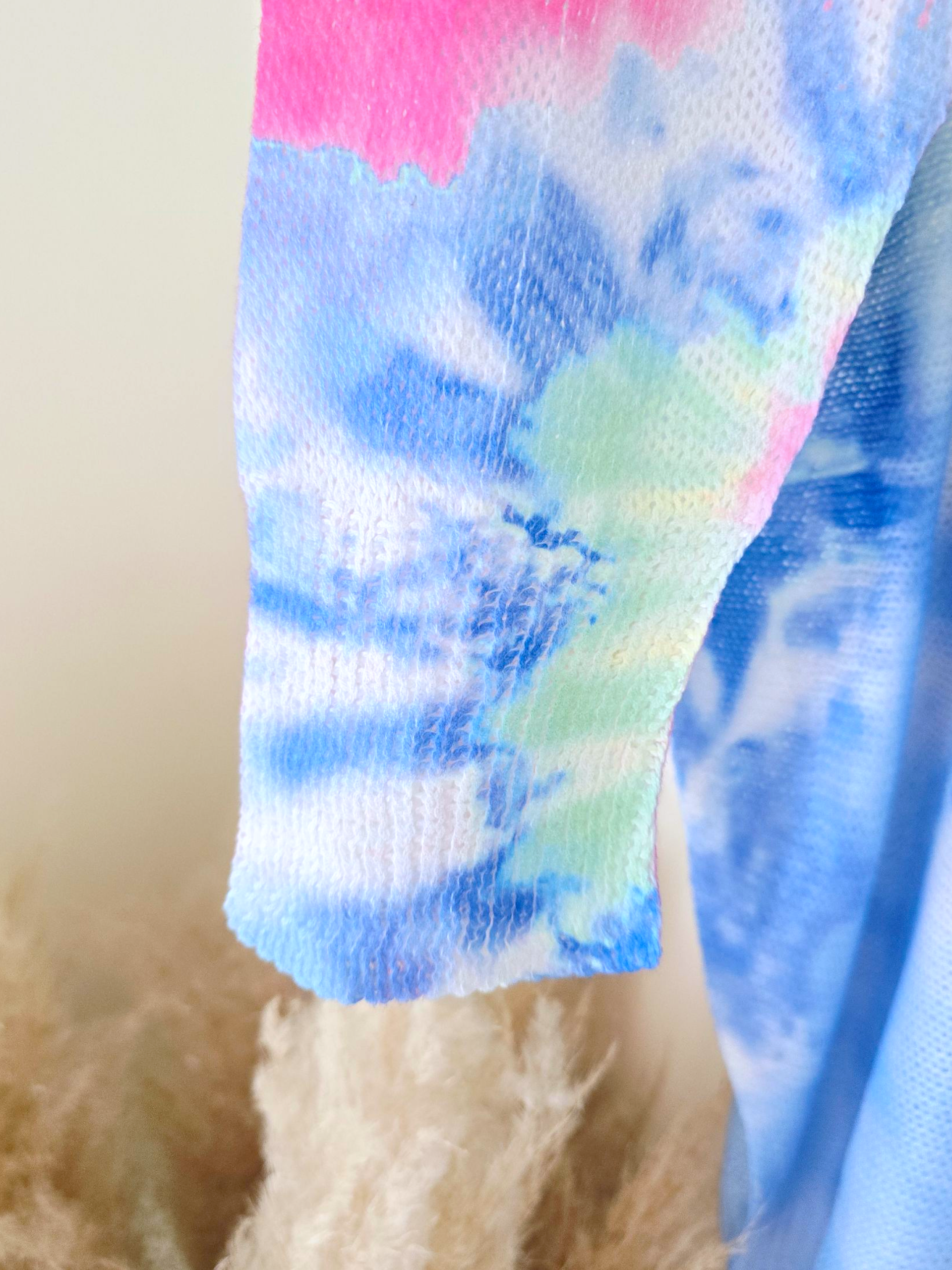 Pull double sens tie and dye