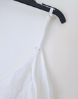 Débardeur broderie anglaise