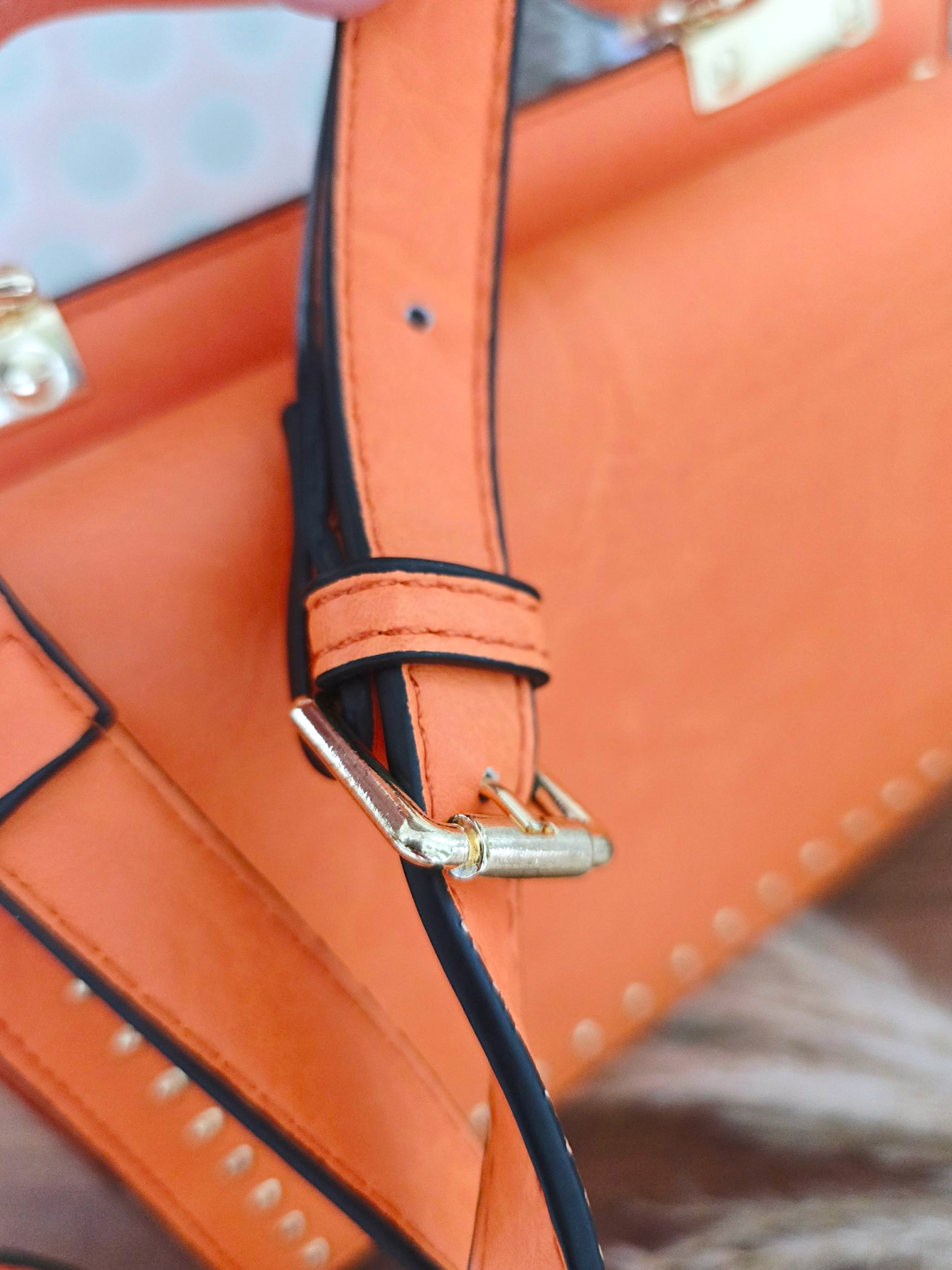 Sac bandoulière orange fluo