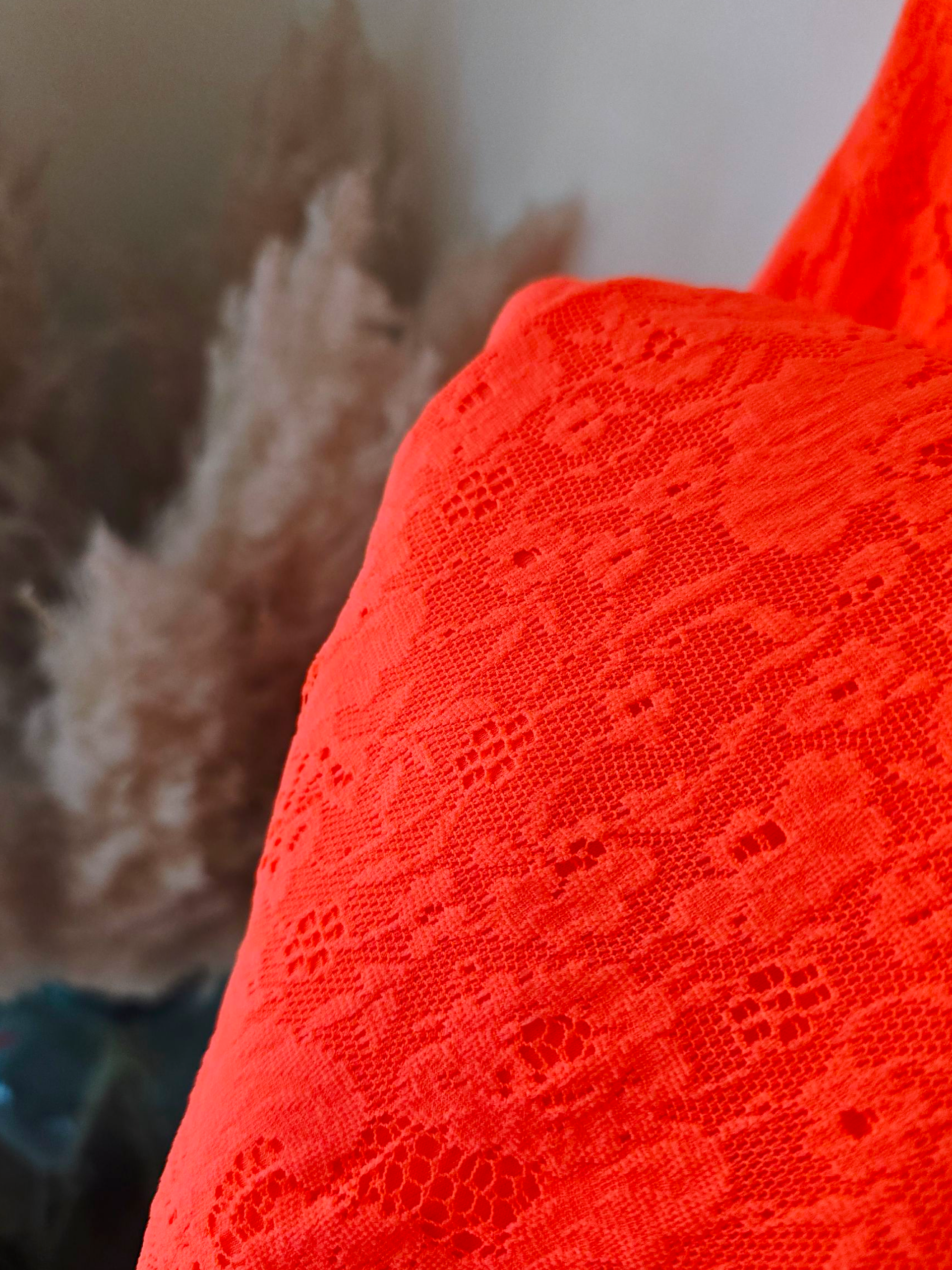 Robe chic orange fluo