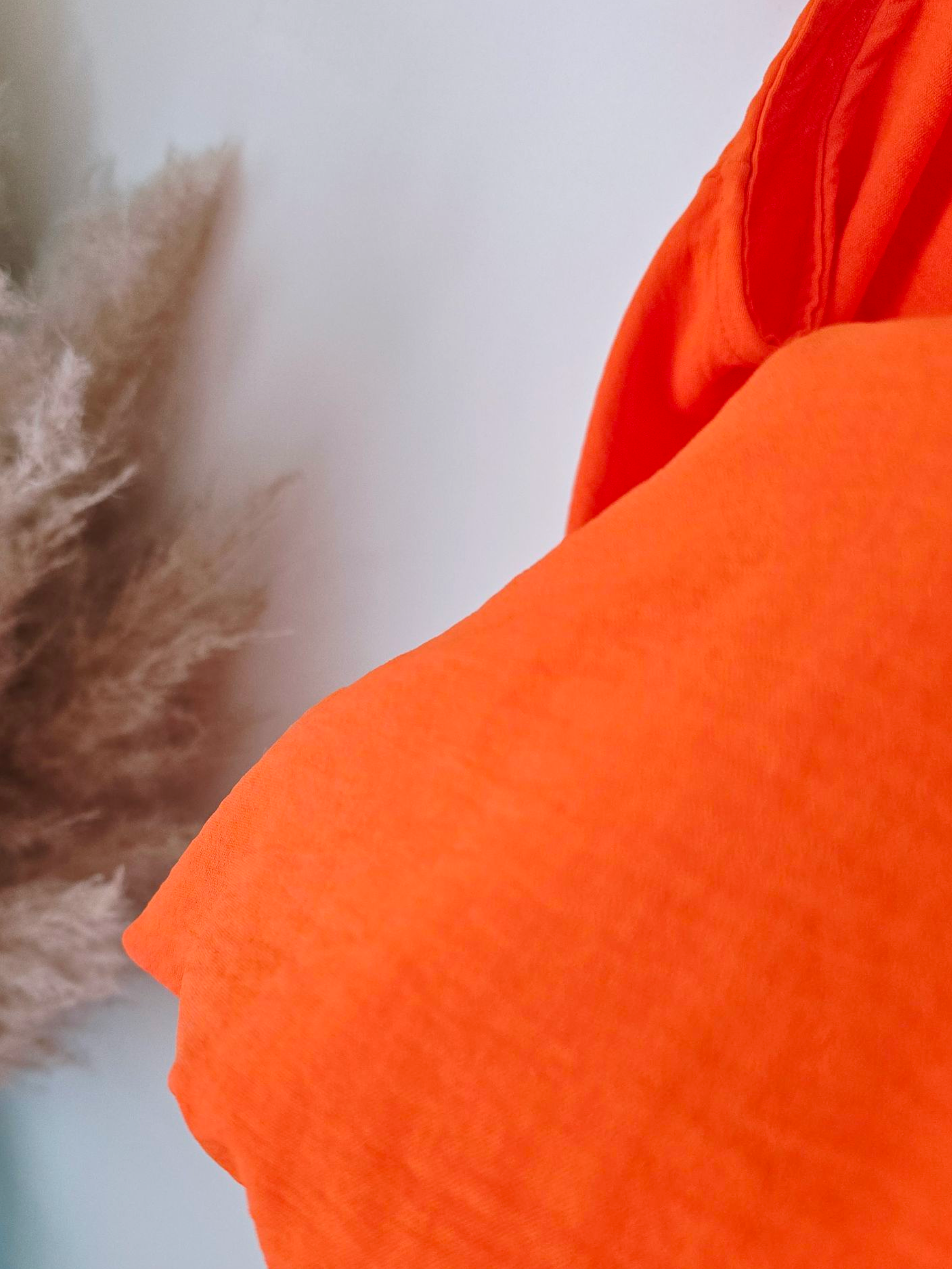 🔥Robe orange fluo