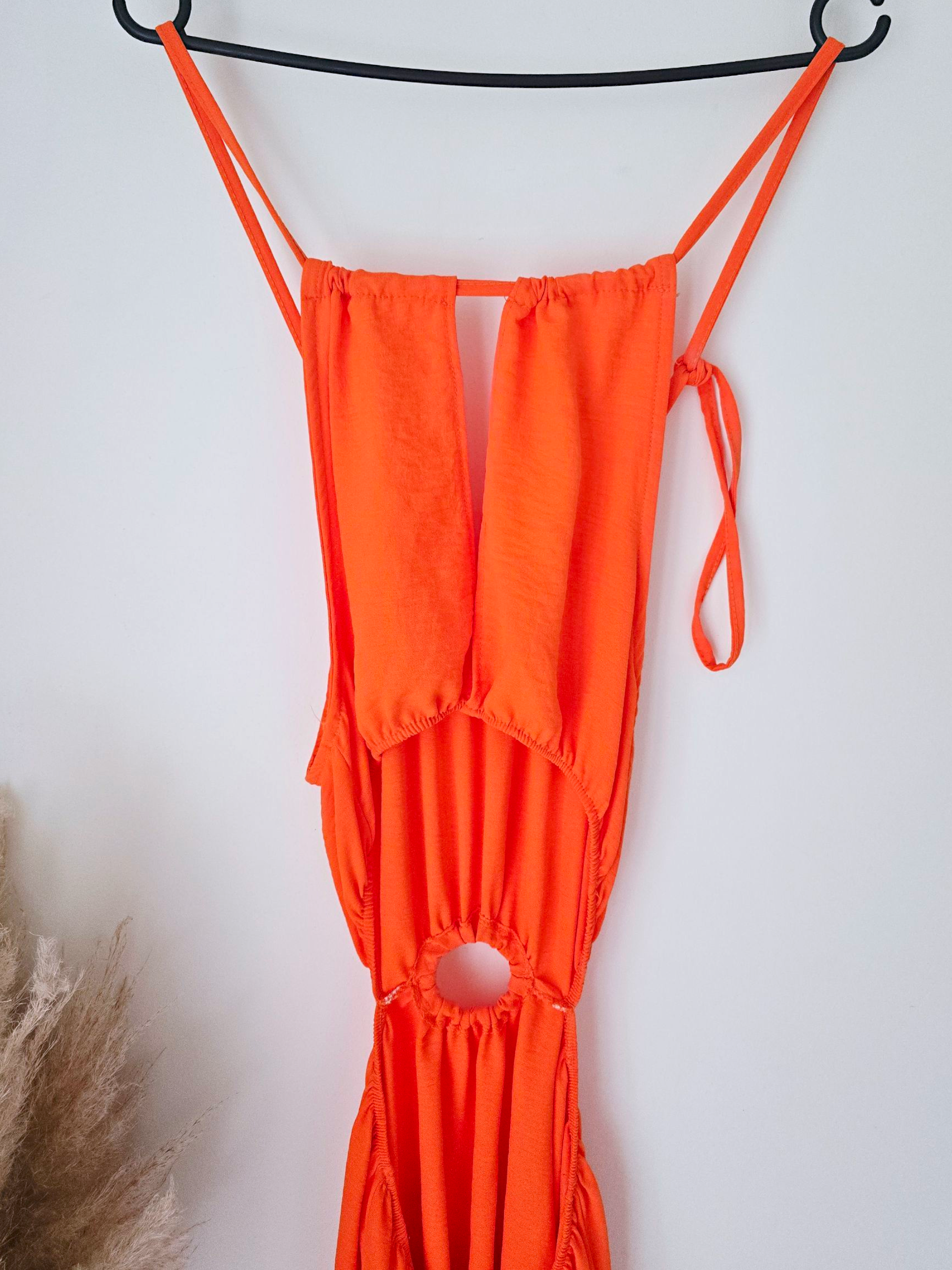 🔥Robe orange fluo