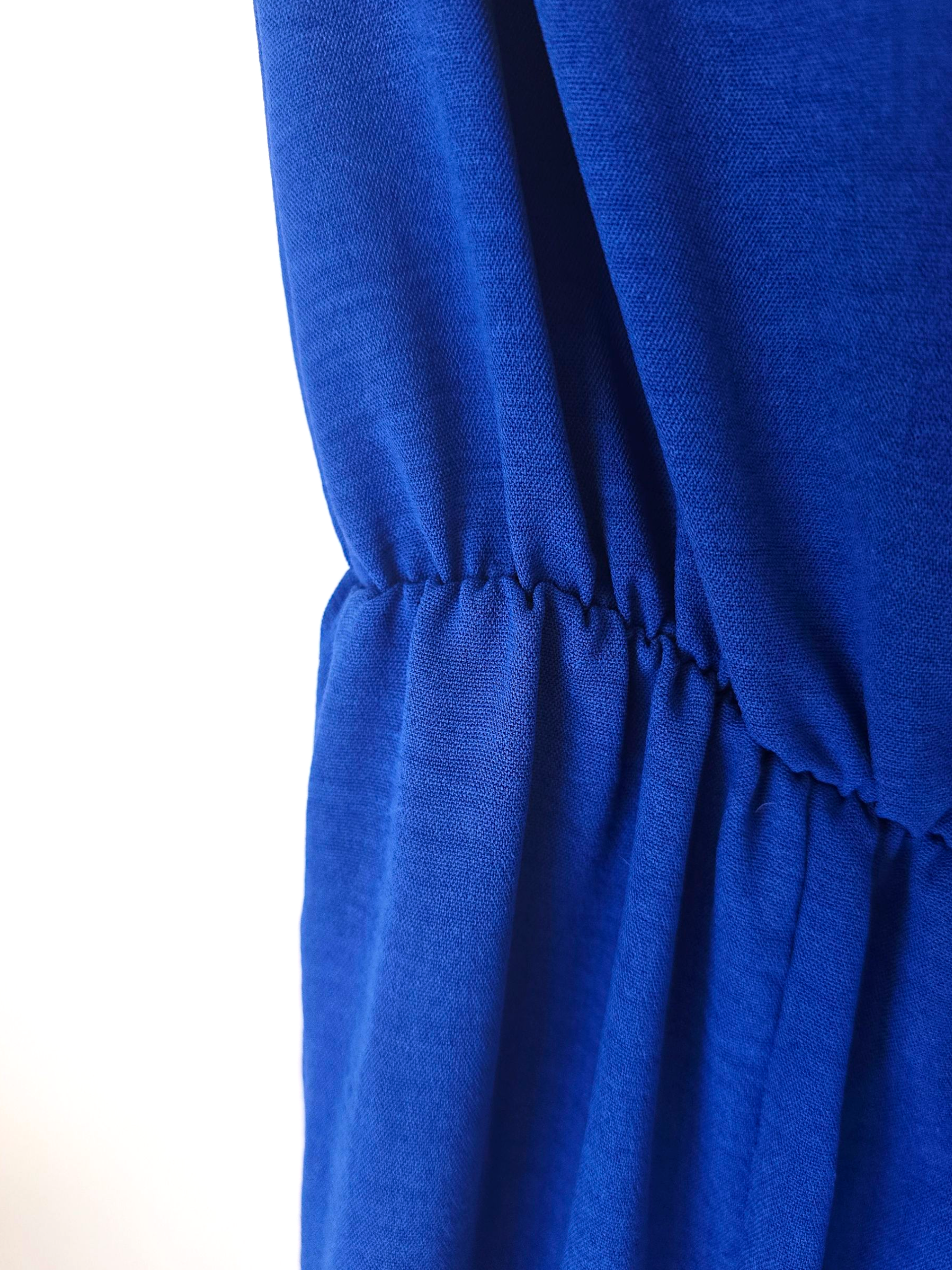 Robe bleu roi &amp; son ruban