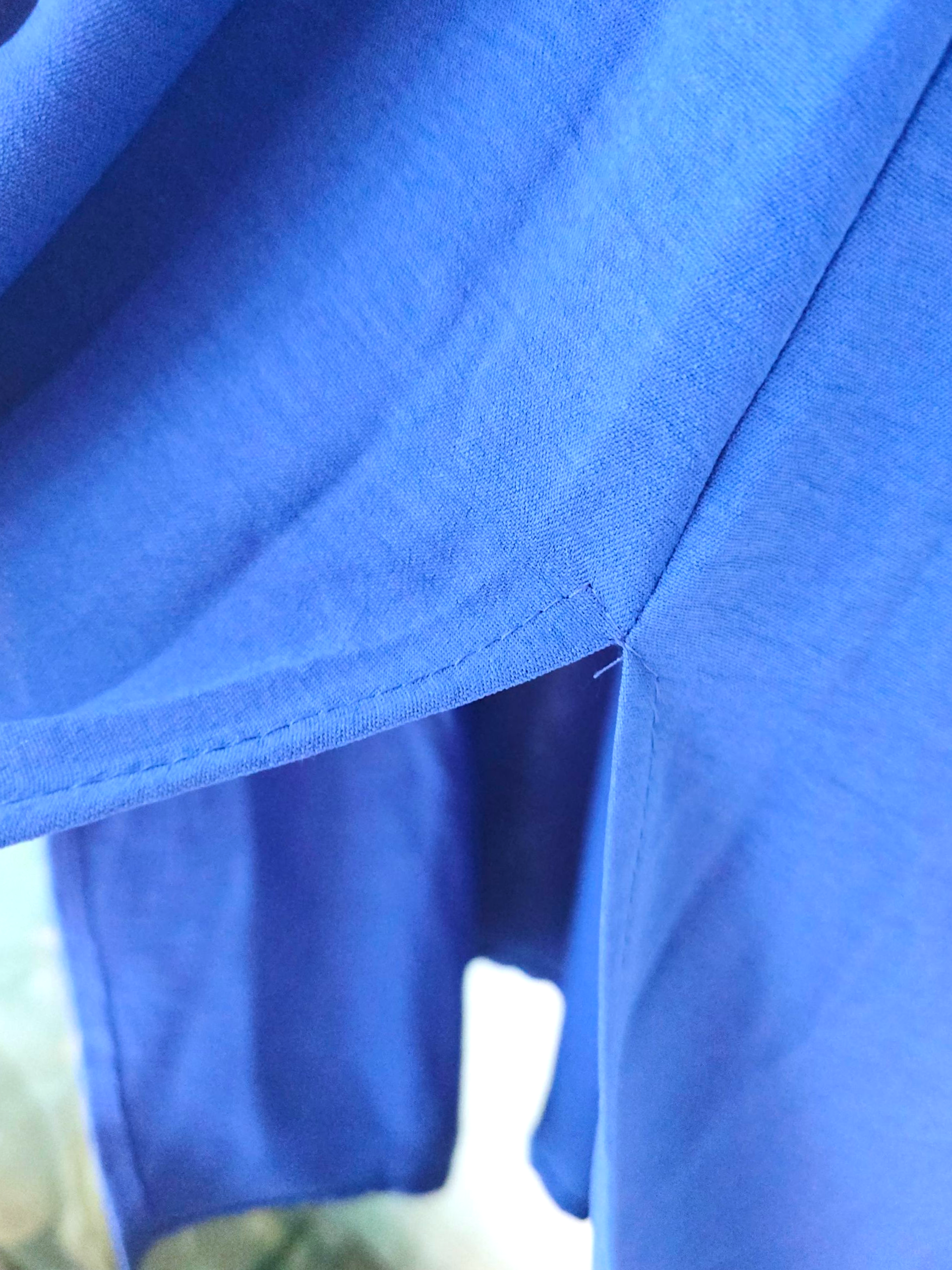 Robe bleu roi &amp; son ruban