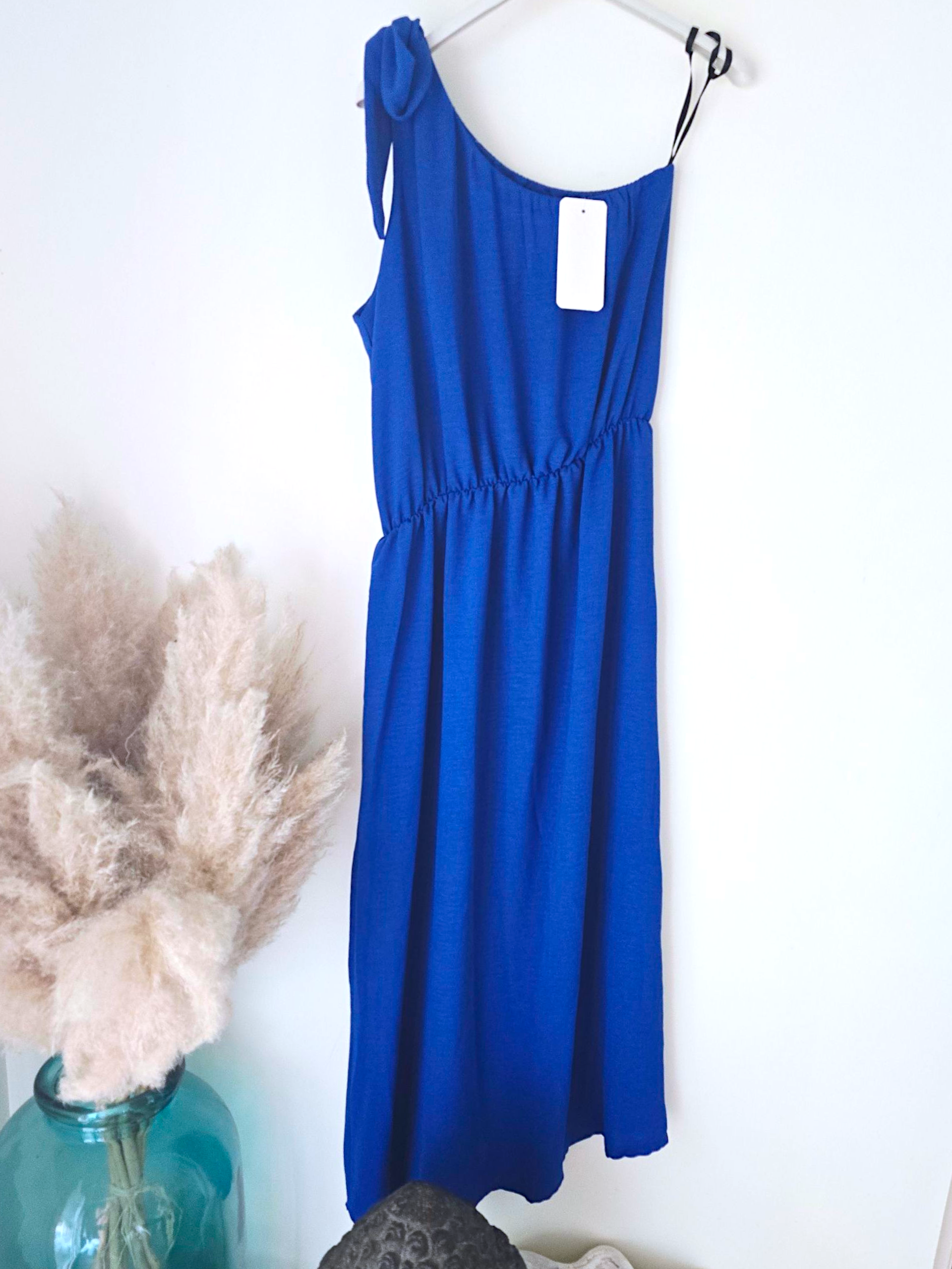 Robe bleu roi &amp; son ruban
