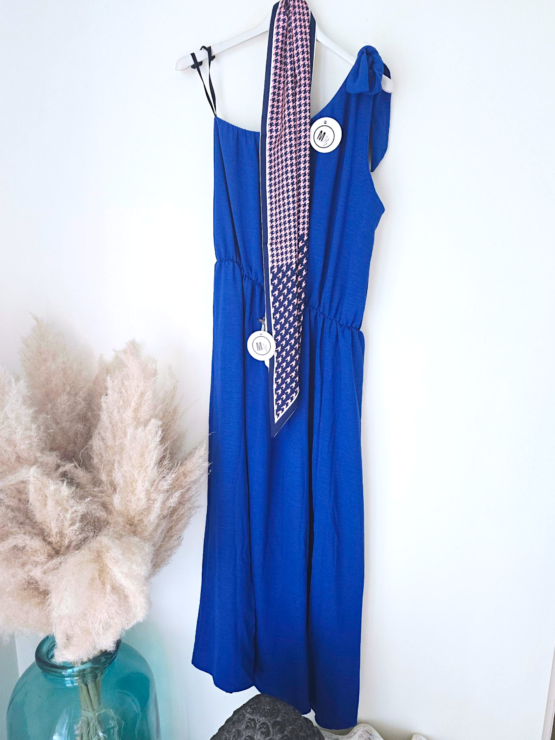 Robe bleu roi &amp; son ruban