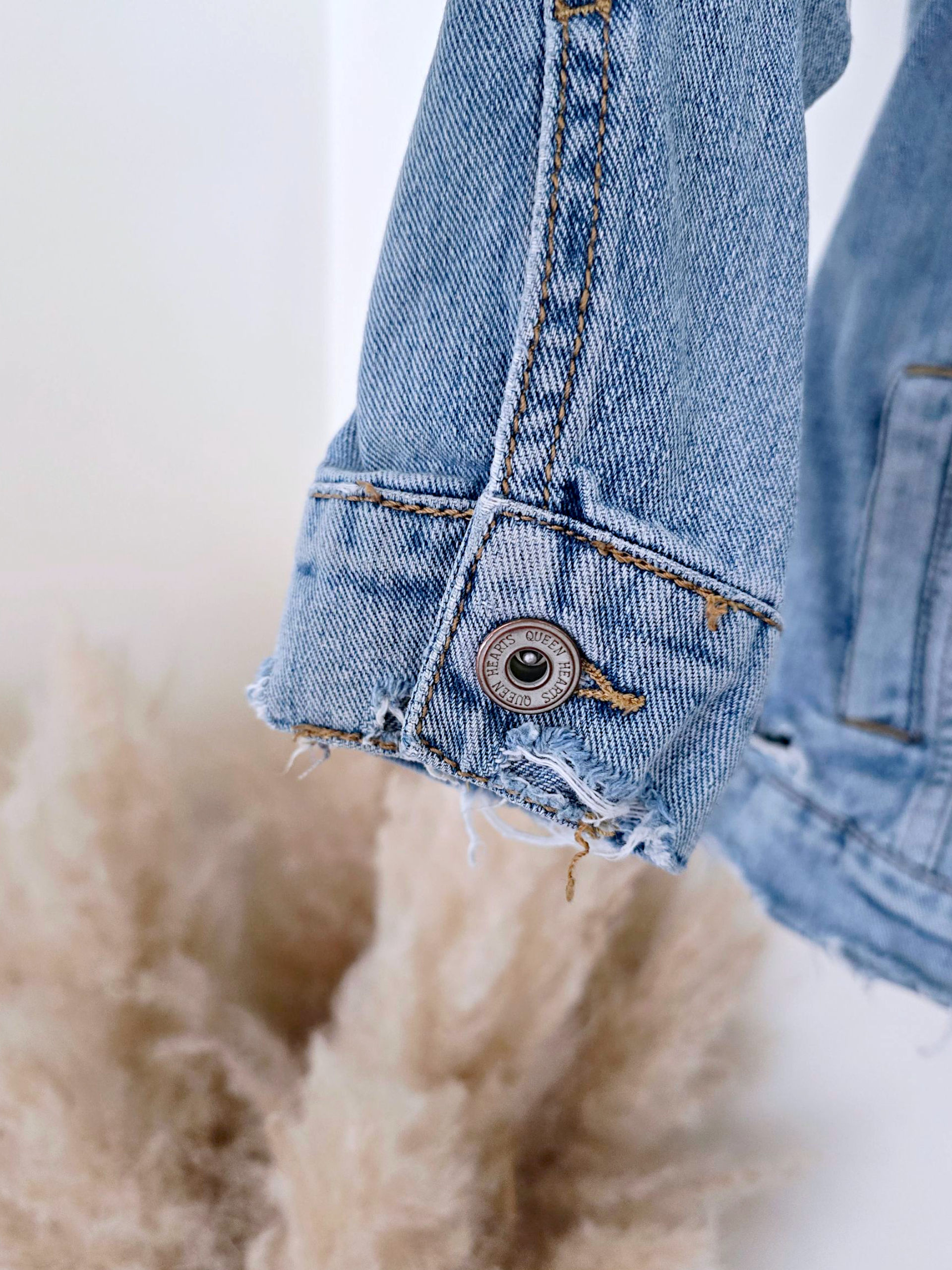 Veste tags en denim
