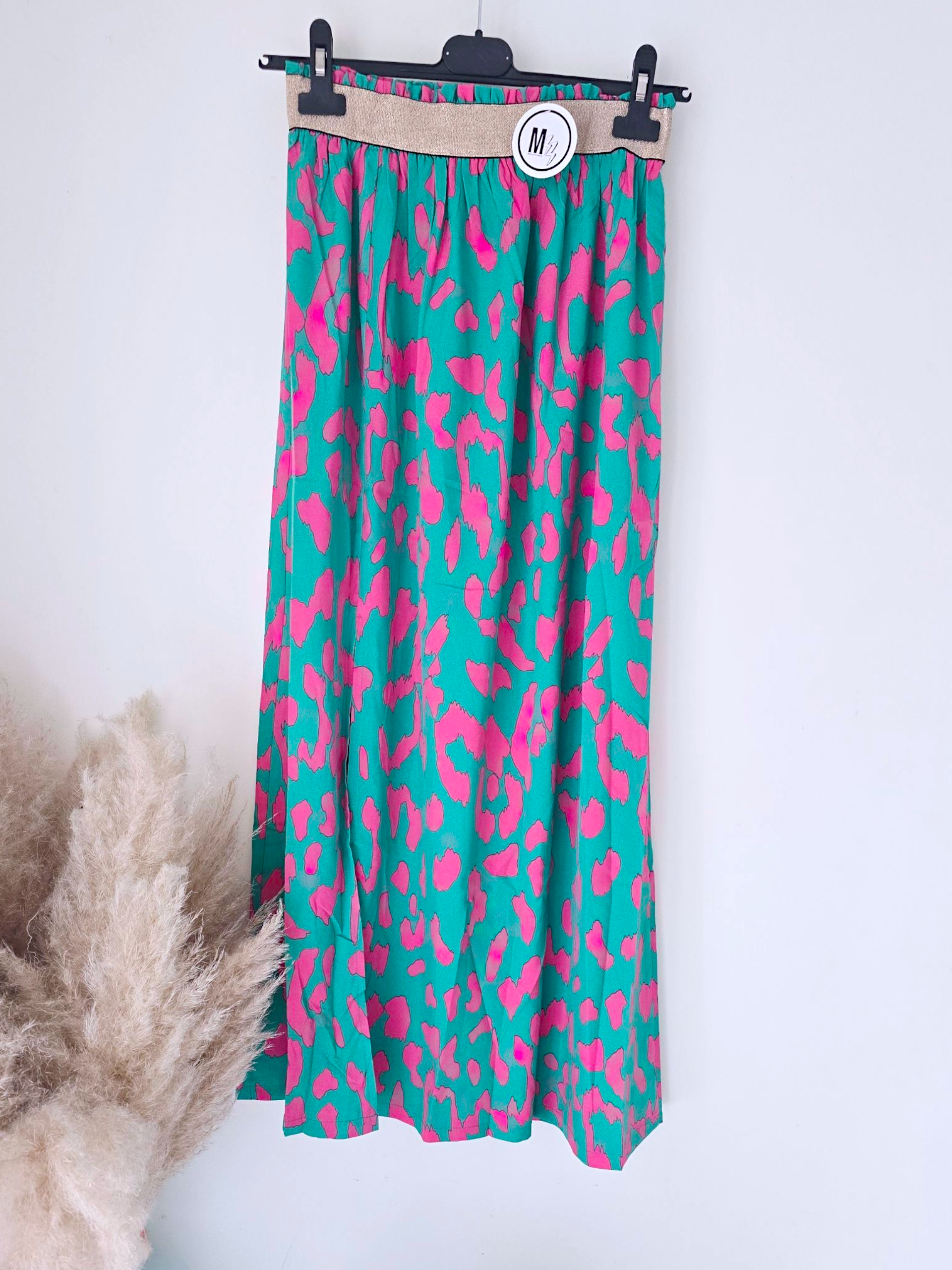 Jupe fendue léo fuchsia
