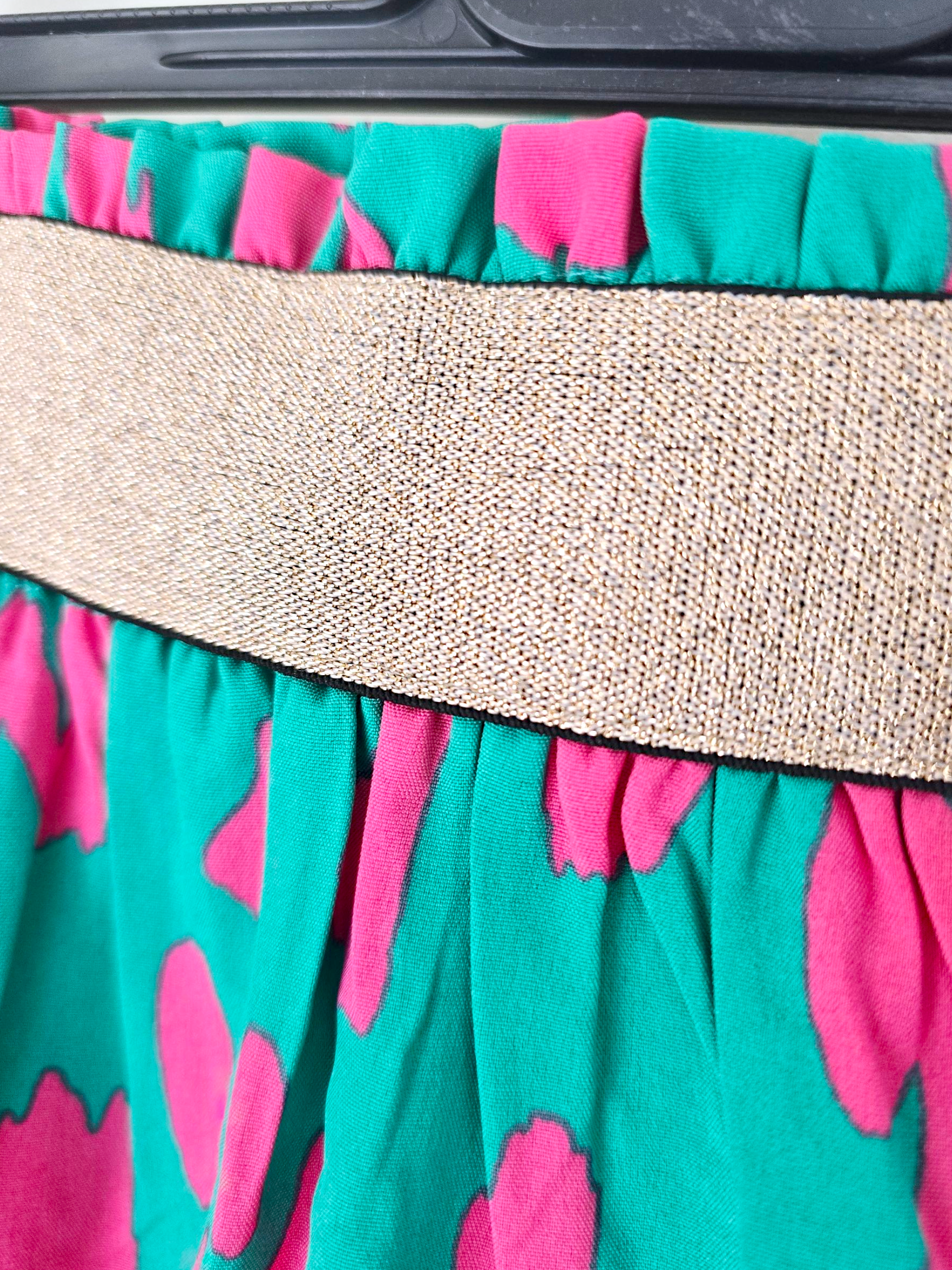 Jupe fendue léo fuchsia