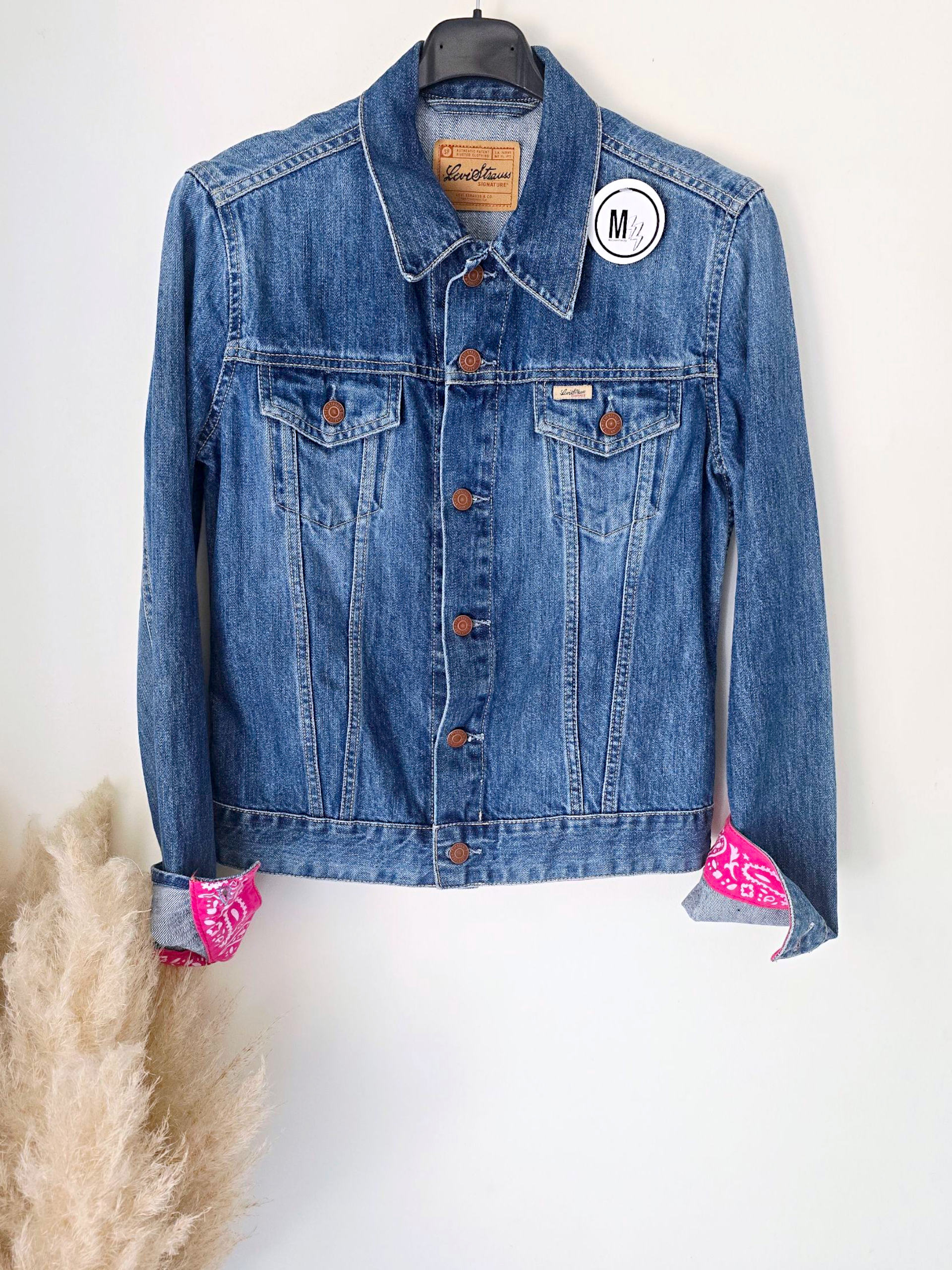 Veste bandana en denim
