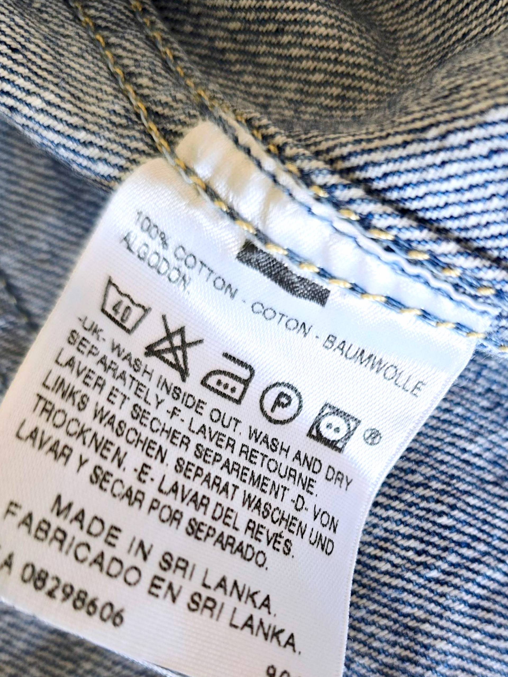 Veste bandana en denim