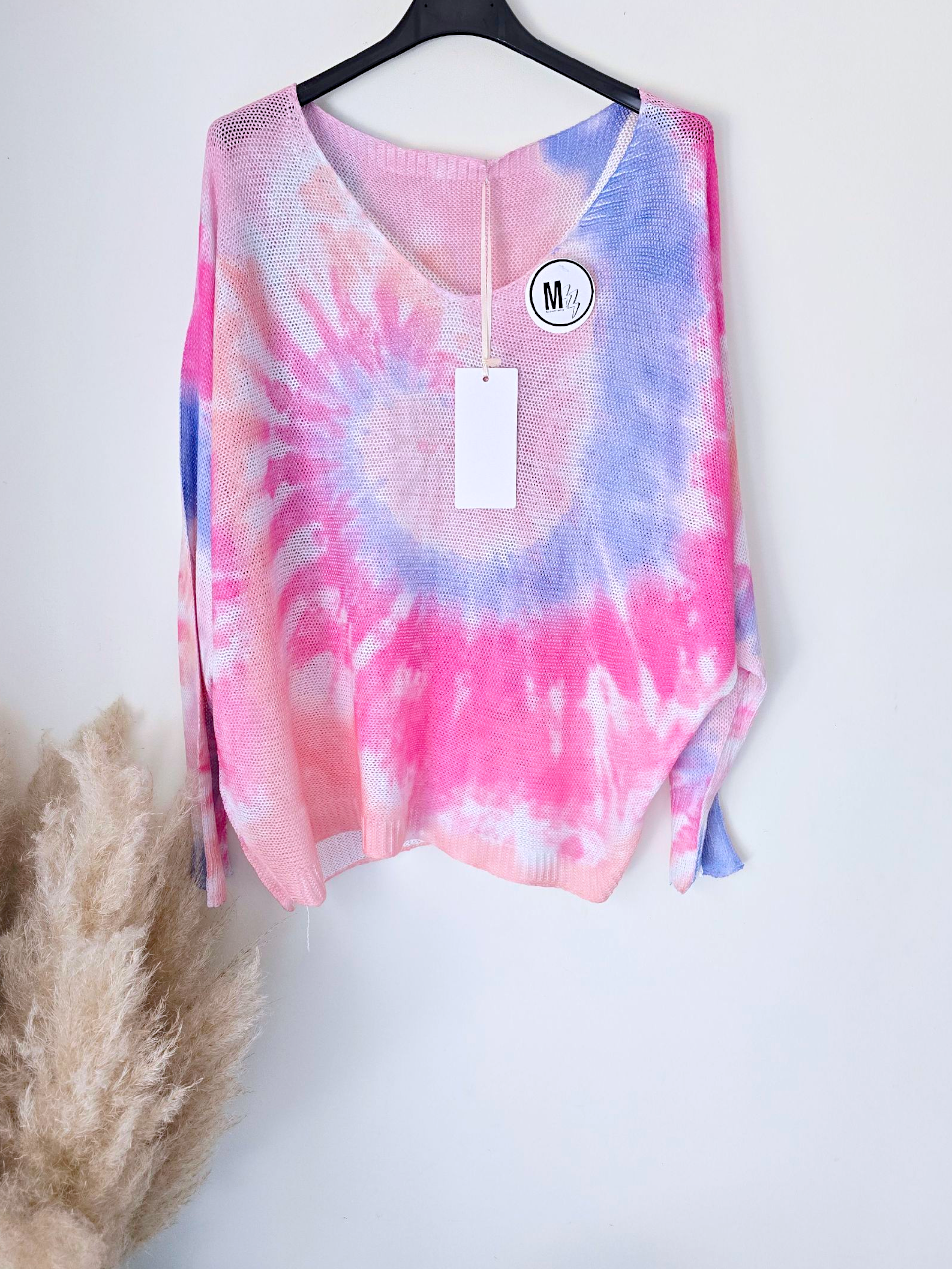 Pull double sens tie and dye