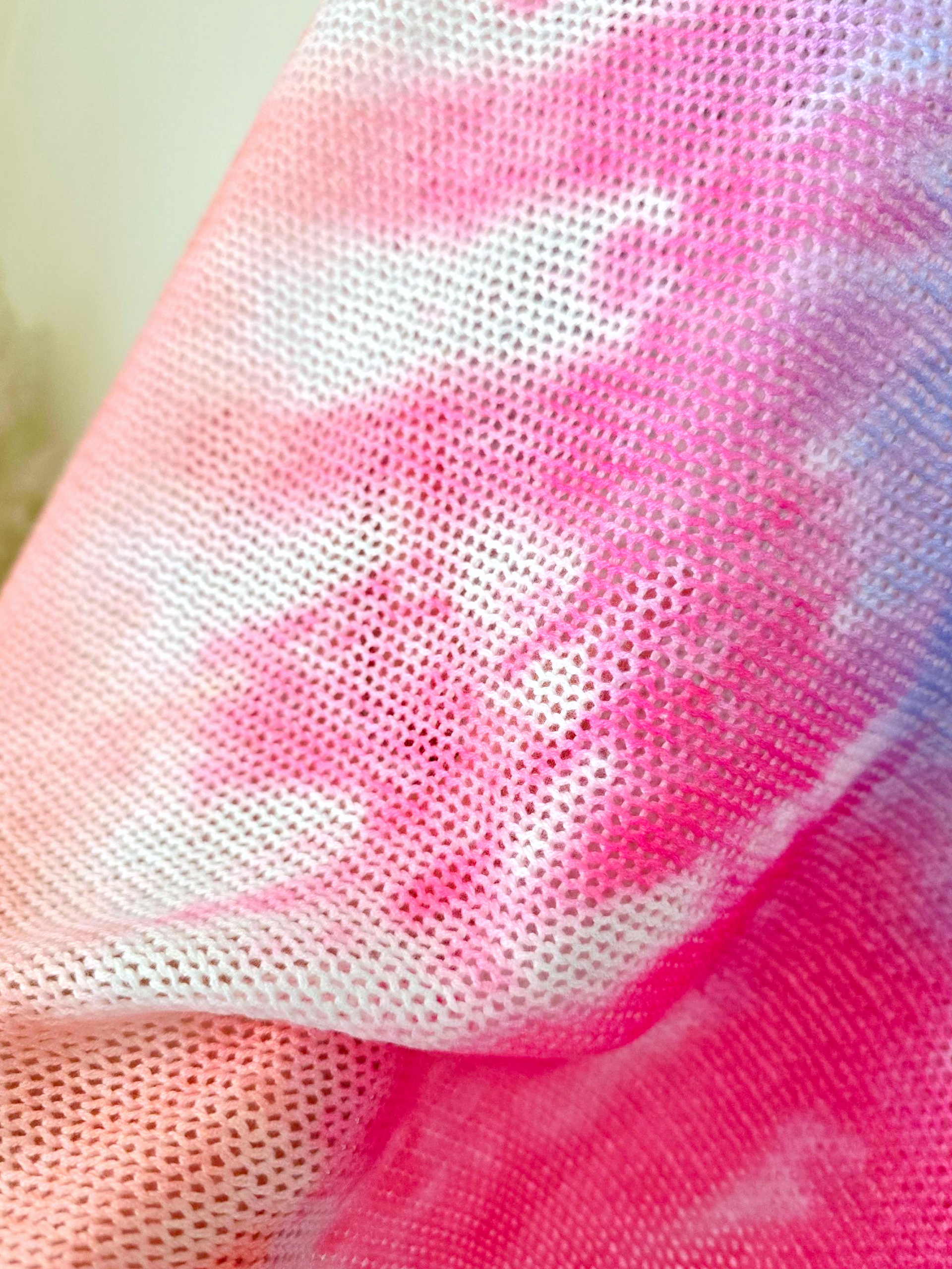 Pull double sens tie and dye