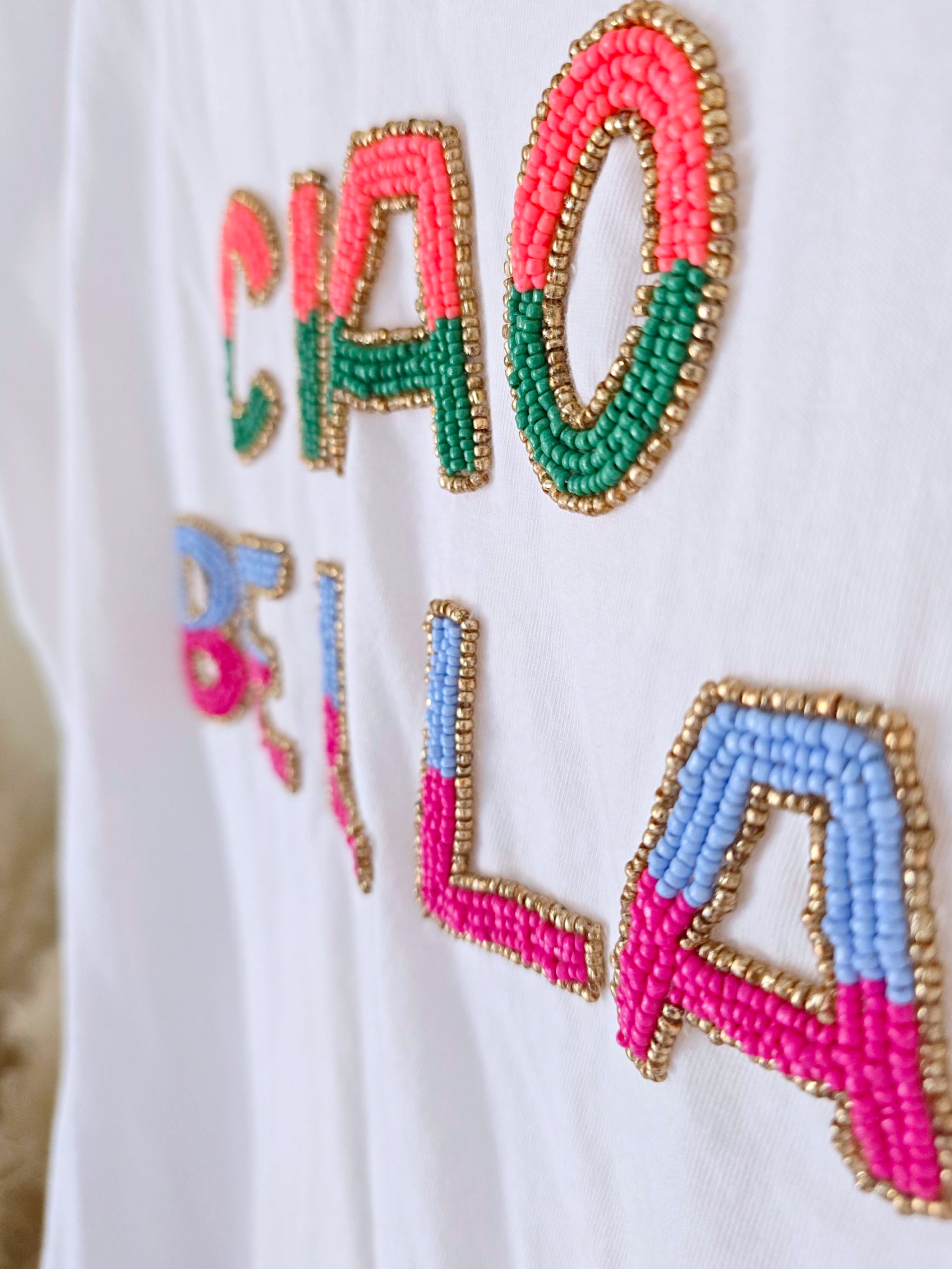 Tee-shirt perles Bella