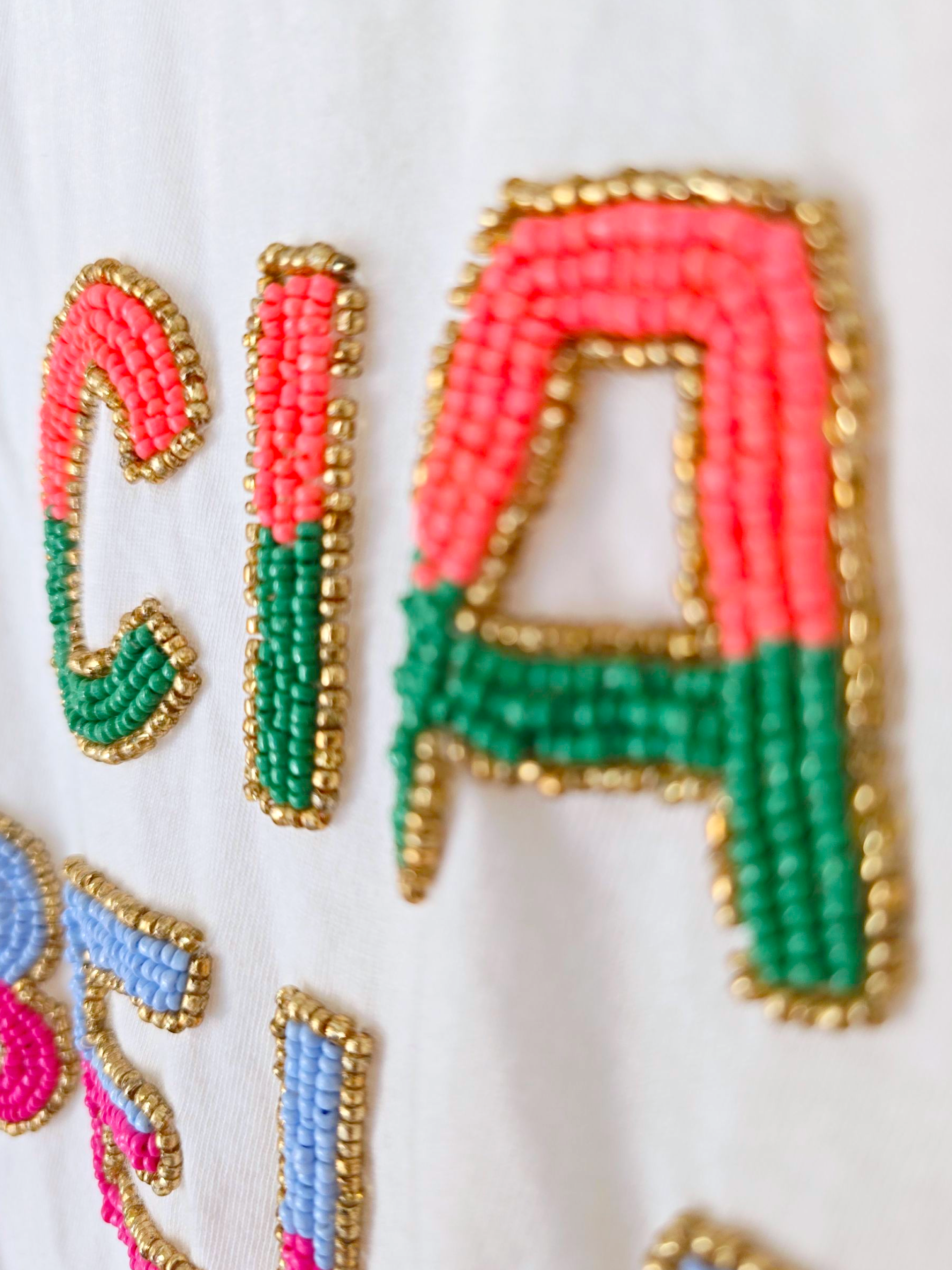 Tee-shirt perles Bella
