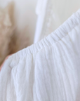 Robe White gaz de coton