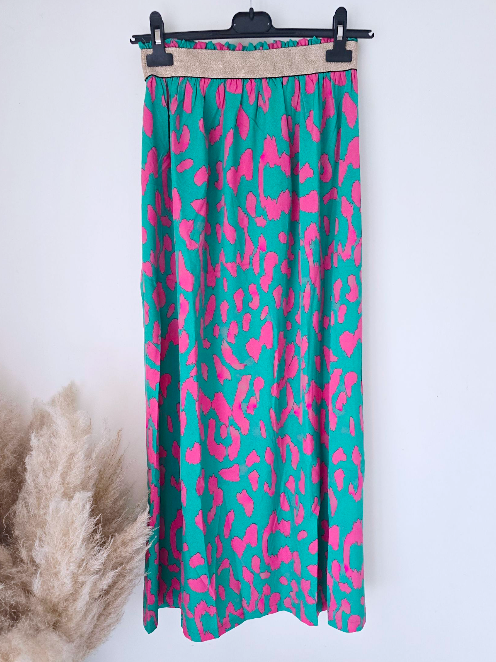 Jupe fendue léo fuchsia