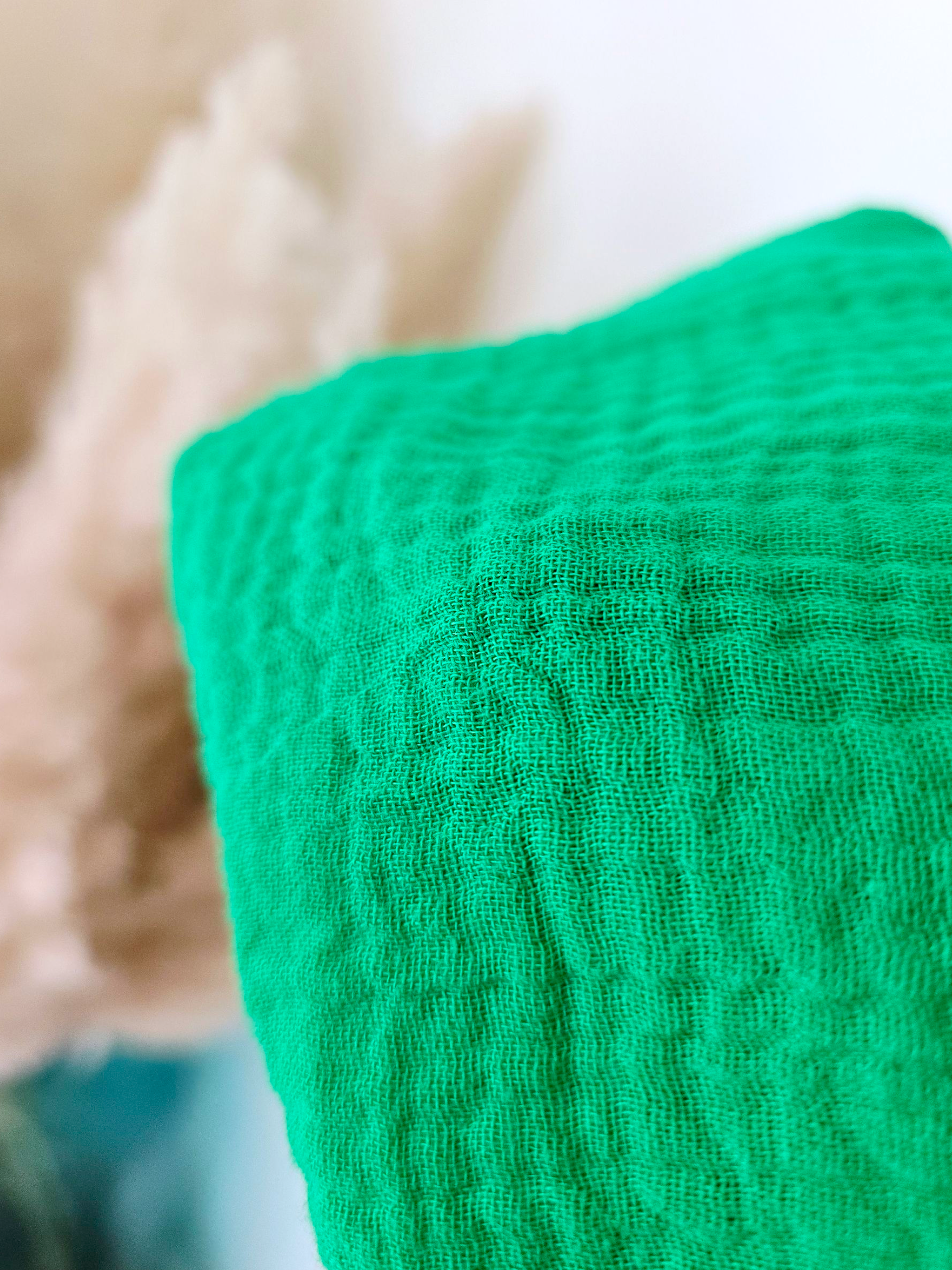 Robe green gaz de coton