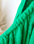 Robe green gaz de coton