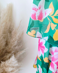 Robe courte flowers