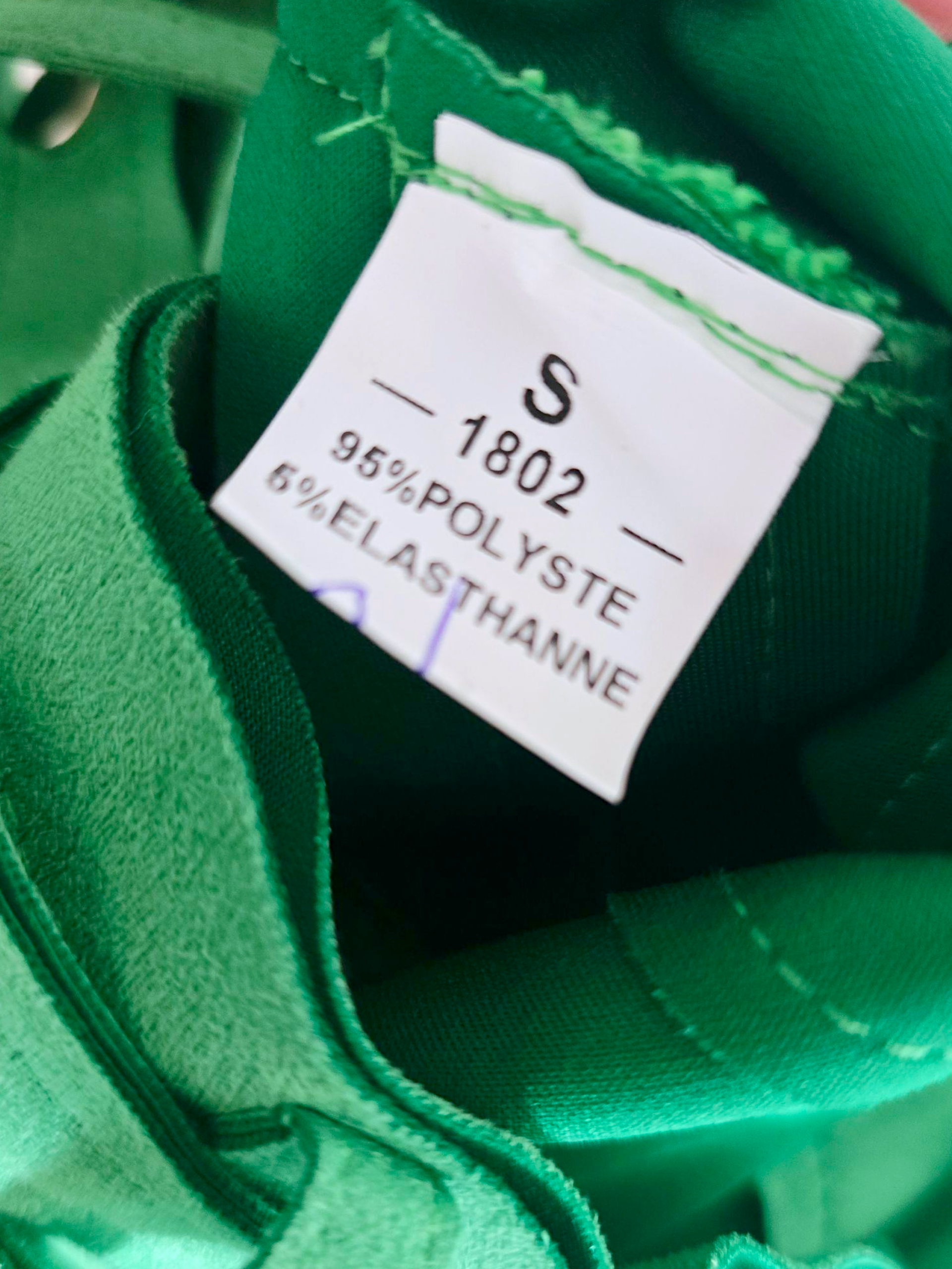 Perfecto vert en suédine