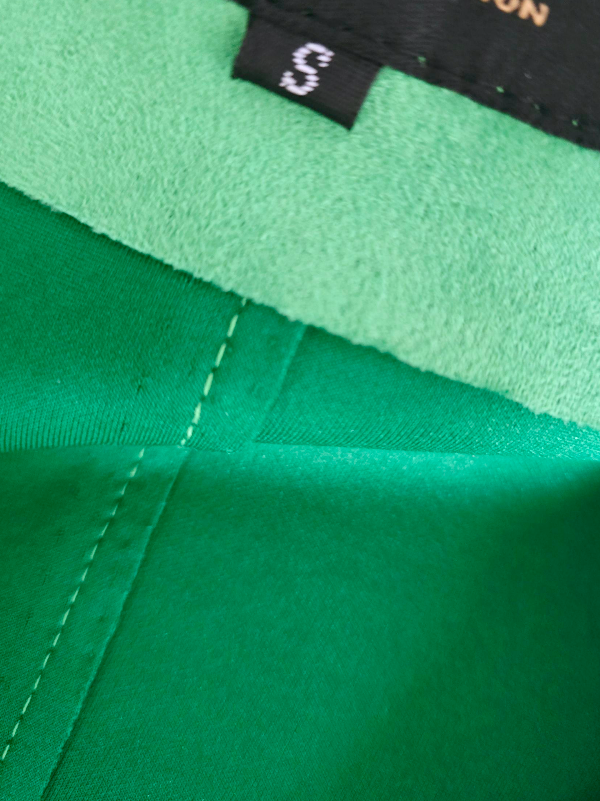 Perfecto vert en suédine