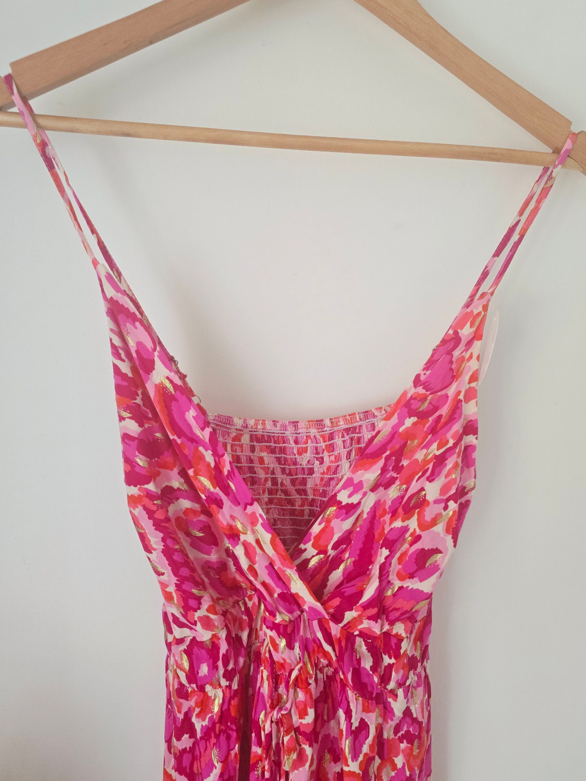 Robe léo rose fuchsia