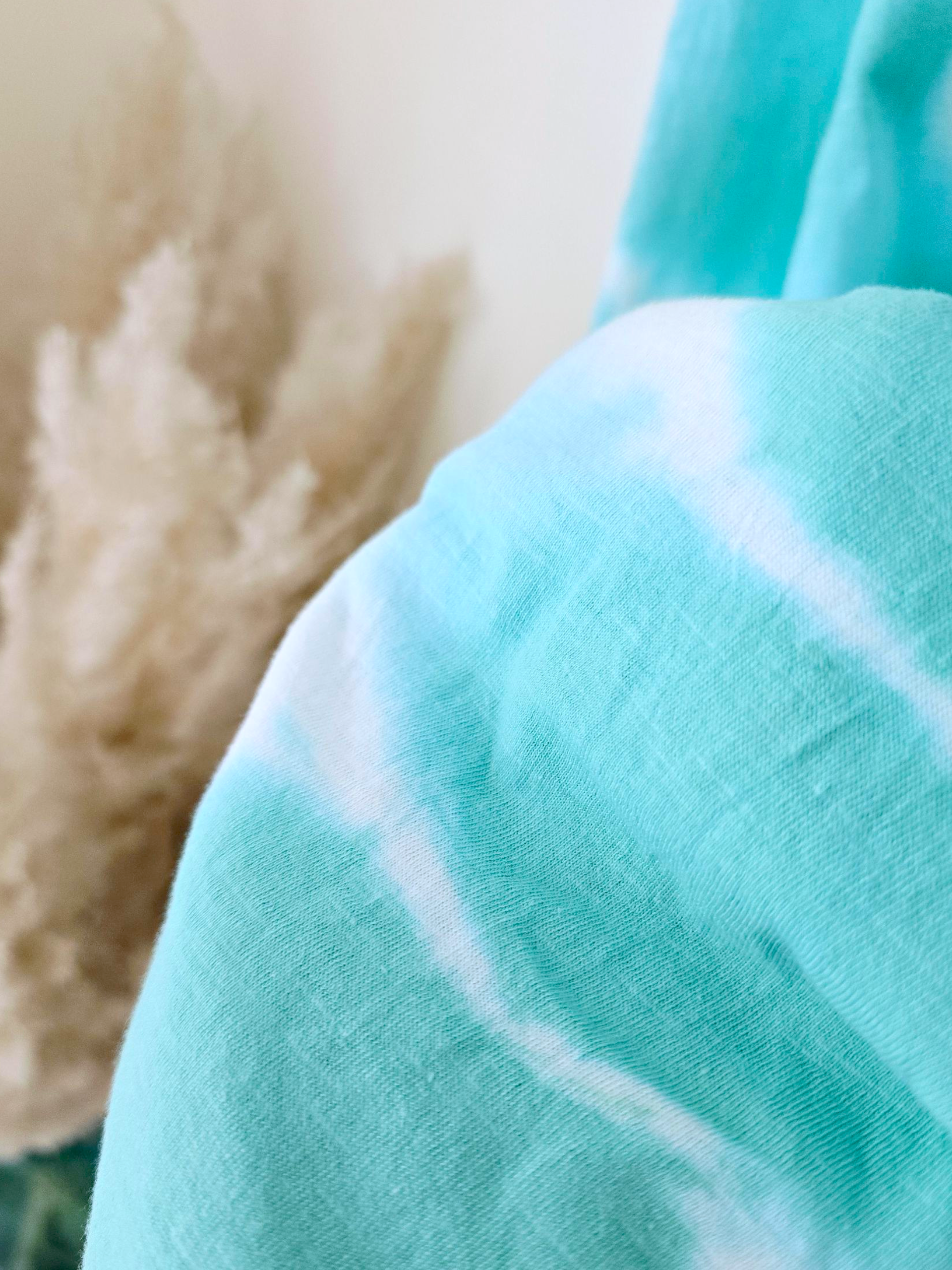 Robe tie bleu