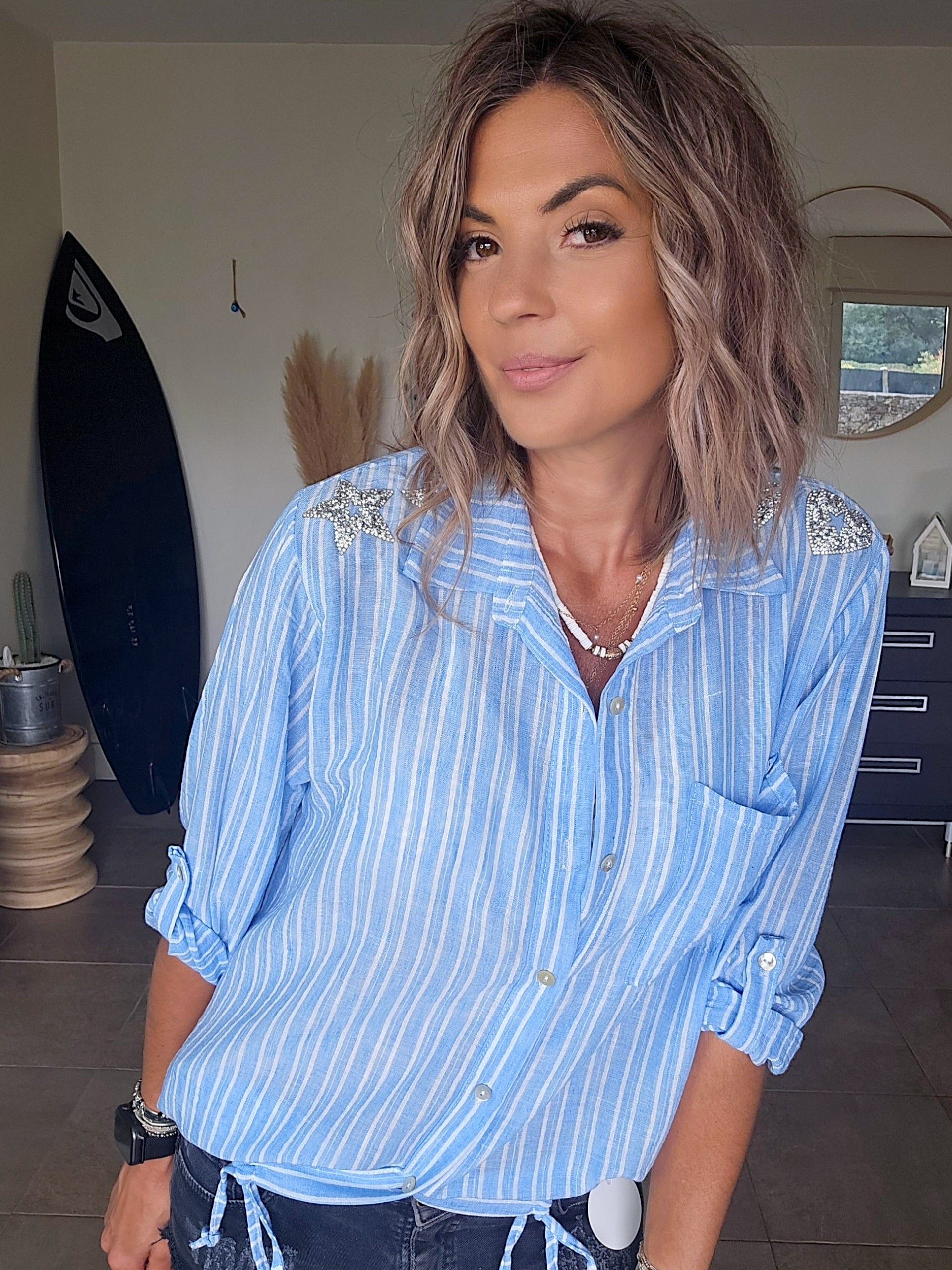 Chemise étoiles