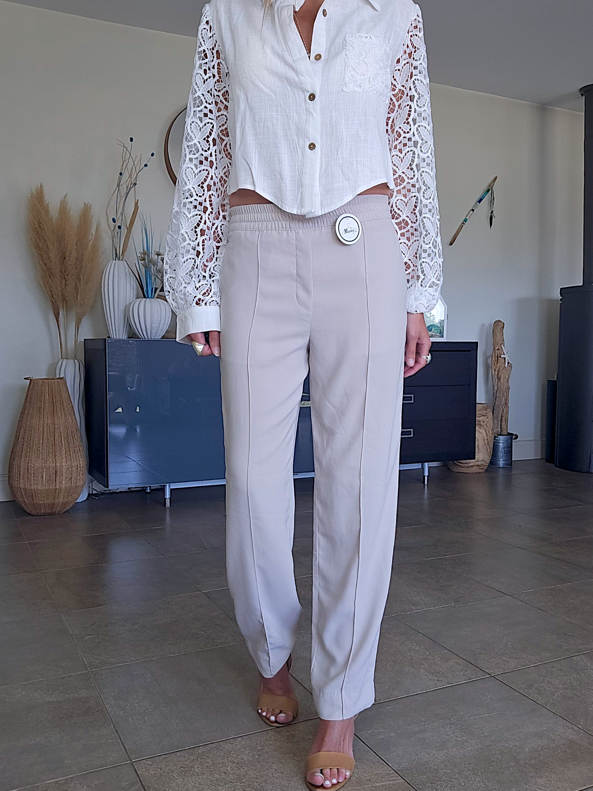 Pantalon fluide chic - 𝐌𝐚𝐫𝐢𝐧𝐚𝟒𝟒𝐟𝐚𝐦𝐢𝐥𝐲