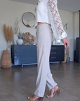 Pantalon fluide chic - 𝐌𝐚𝐫𝐢𝐧𝐚𝟒𝟒𝐟𝐚𝐦𝐢𝐥𝐲