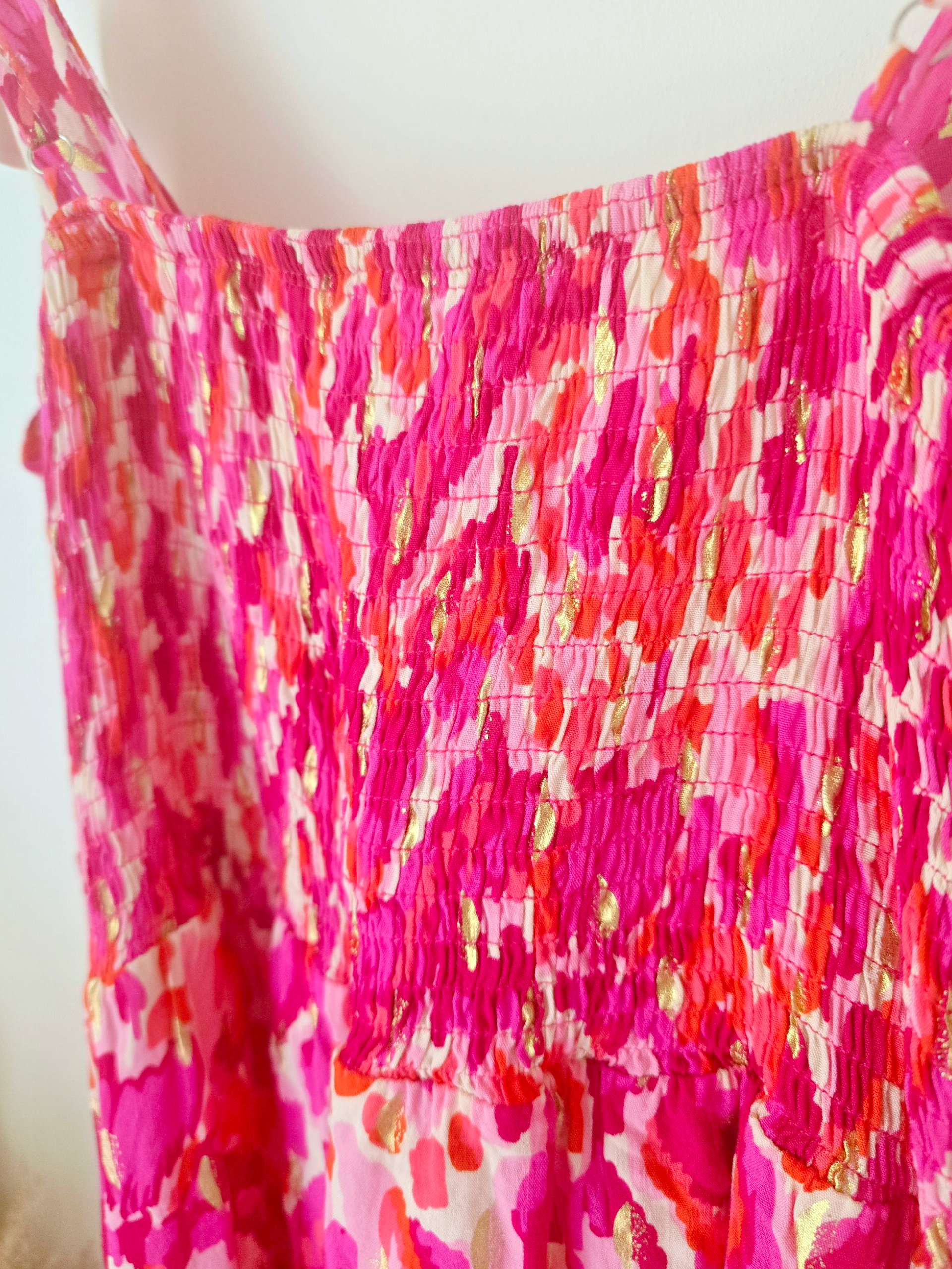 Robe léo rose fuchsia