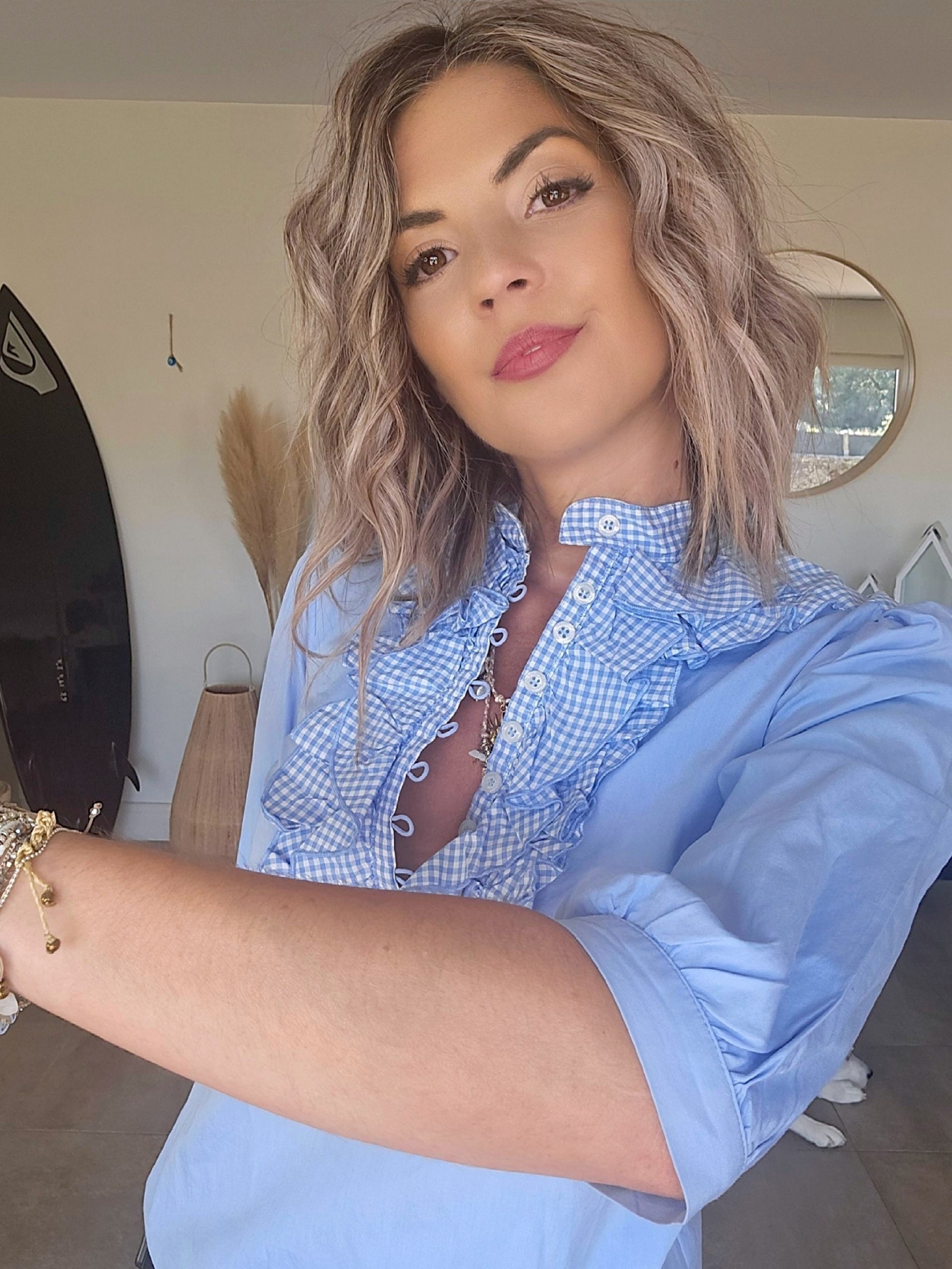 Chemise bleue originale