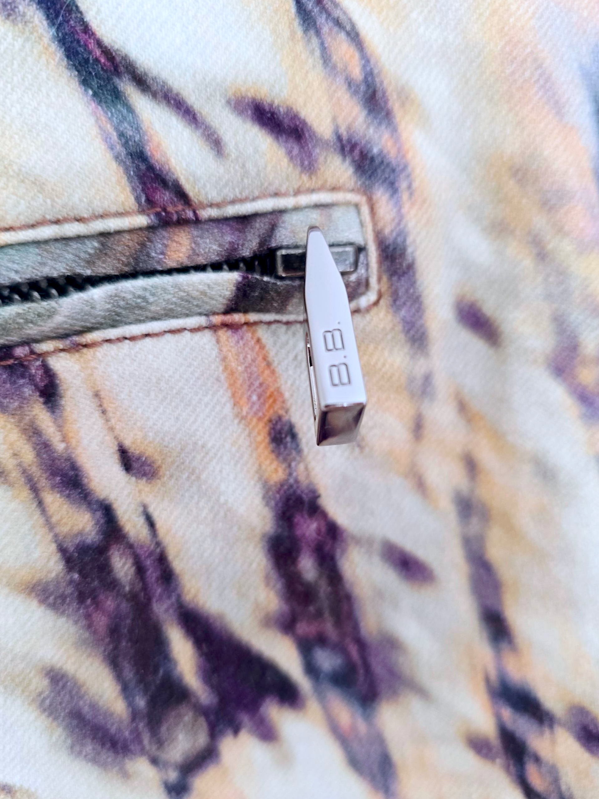Short tie &amp; dye multicolores