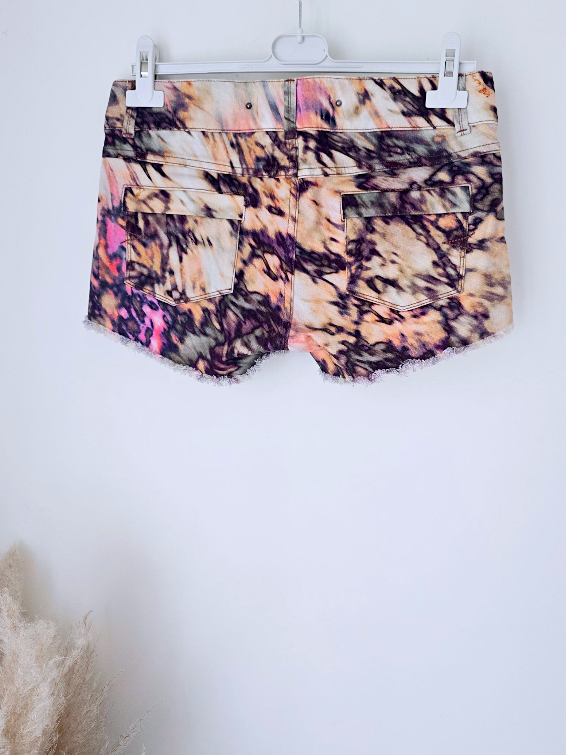 Short tie &amp; dye multicolores