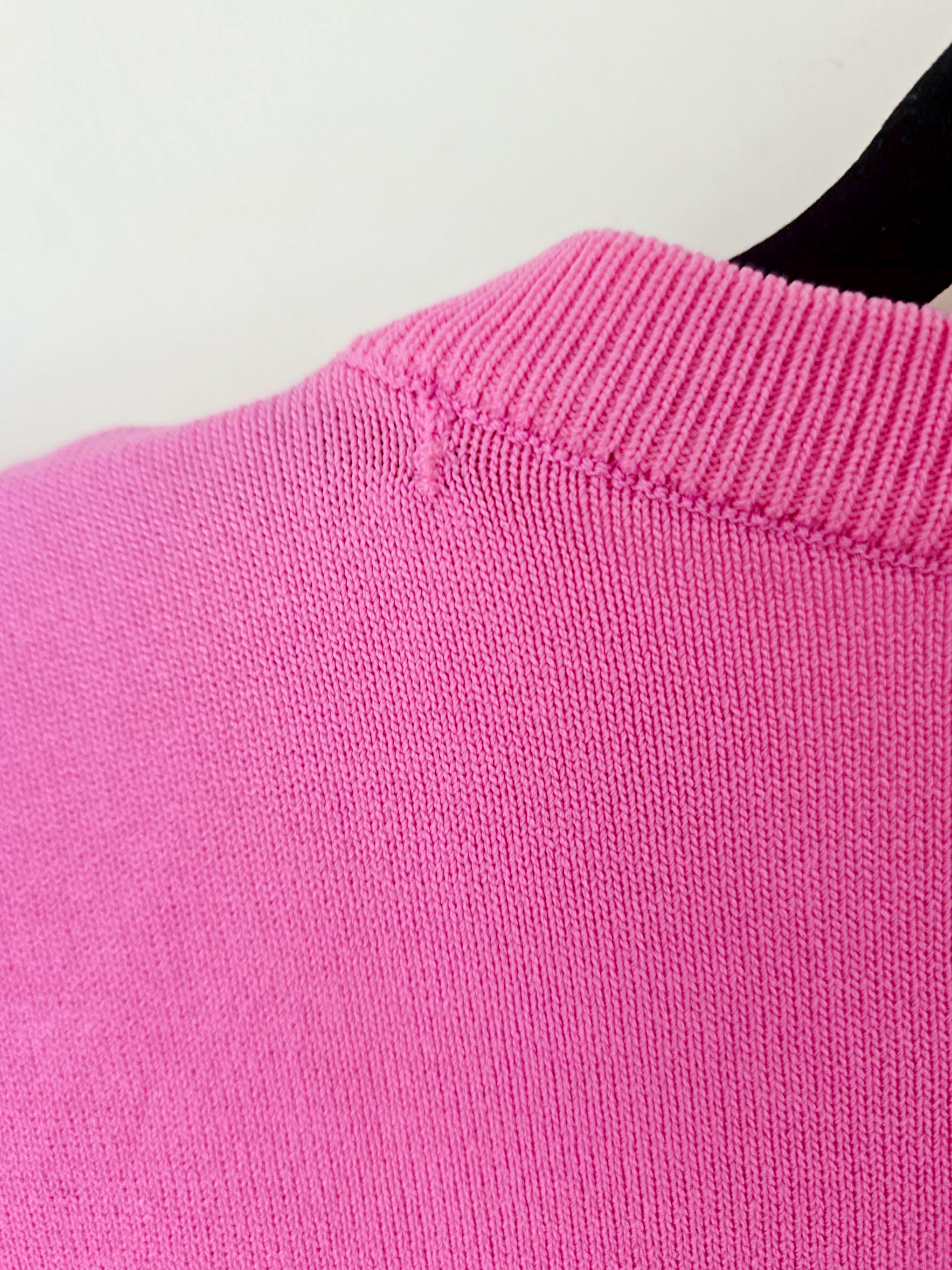Pull rose casual-chic