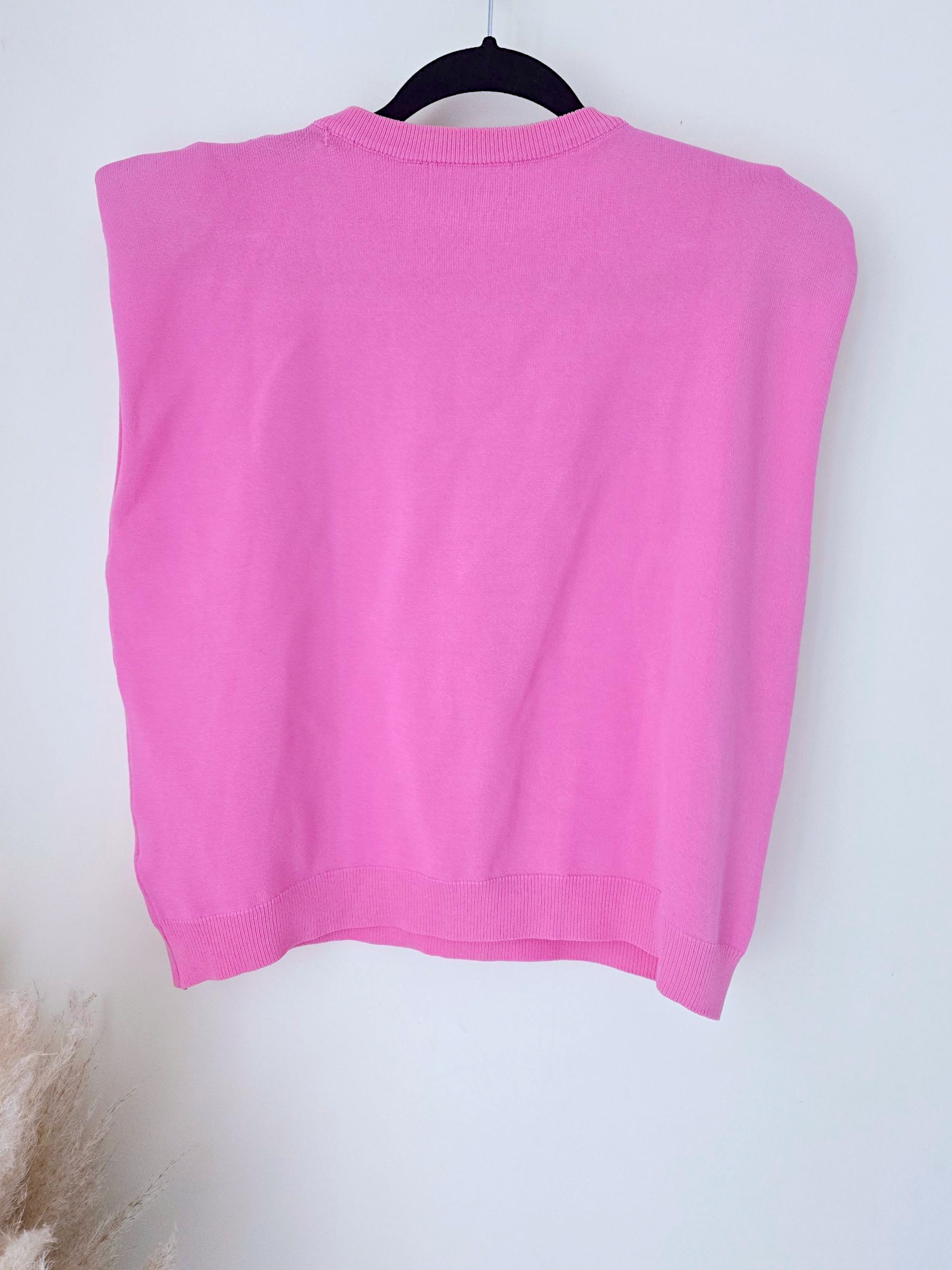Pull rose casual-chic