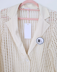 Veste cintrée en crochet