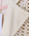 Veste cintrée en crochet